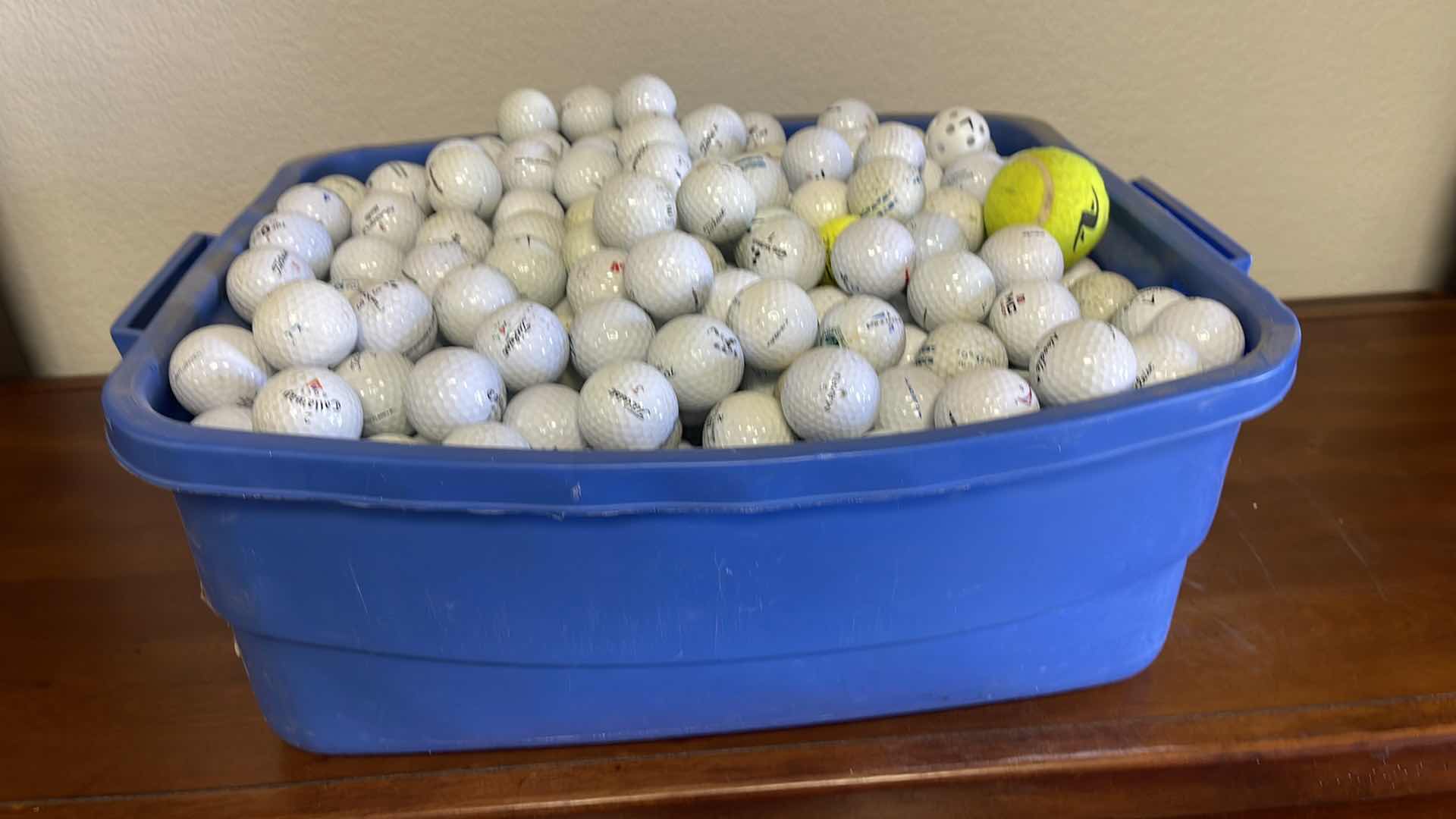 Photo 1 of TOTE OF GOLF BALLS