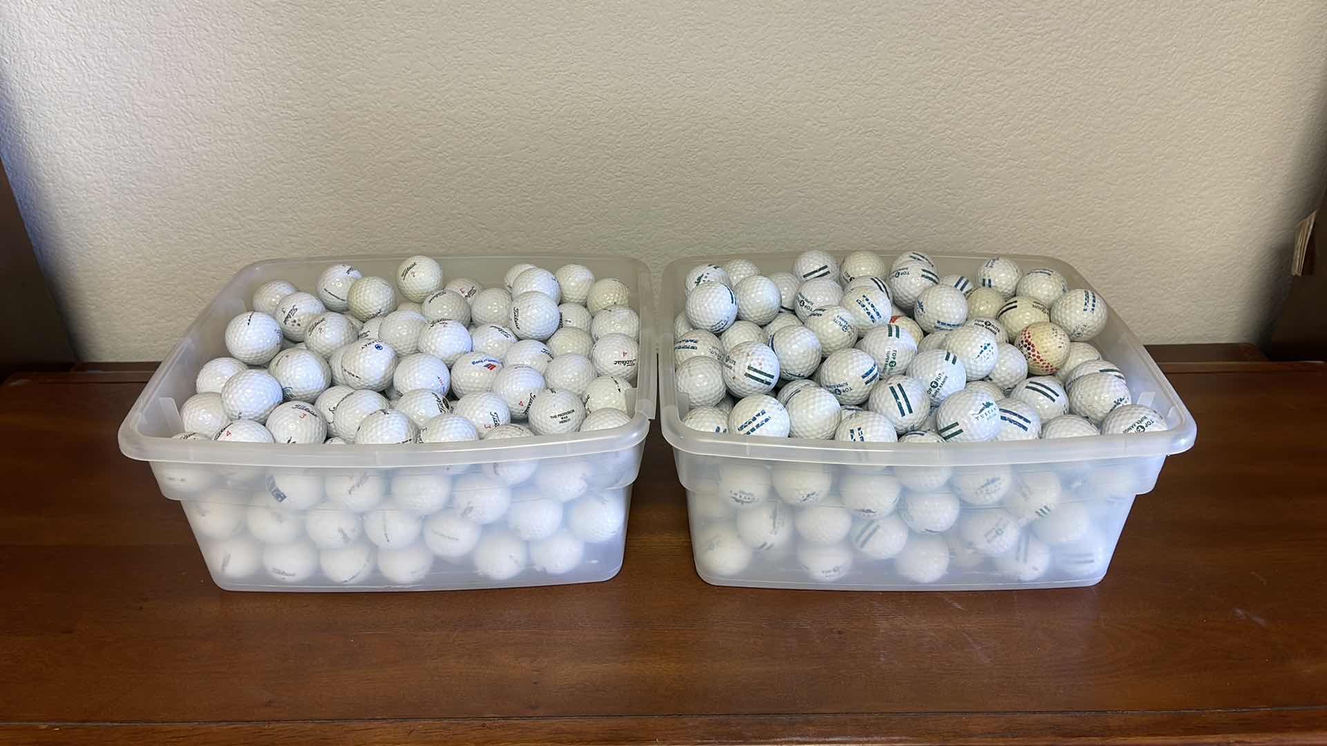 Photo 1 of 2 BINS OF GOLF BALLS