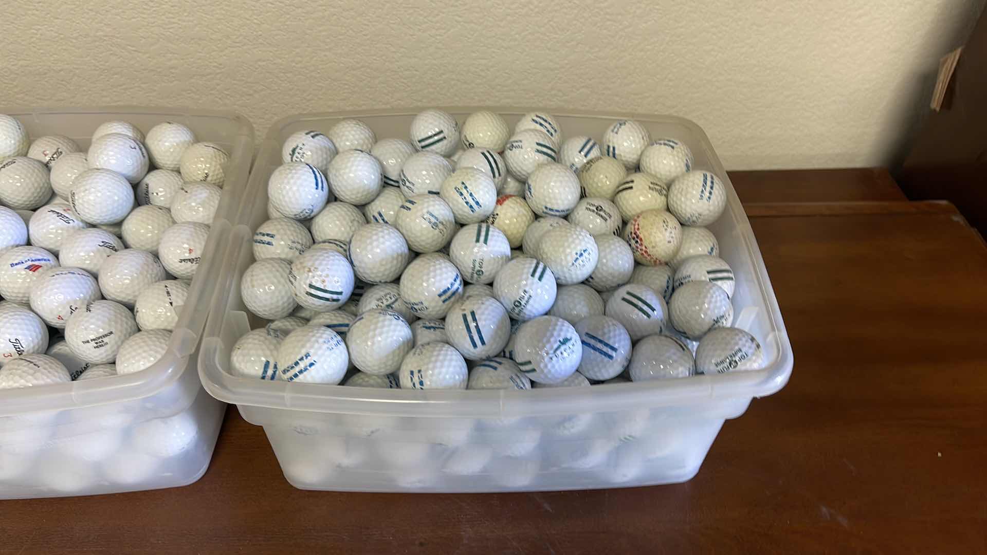 Photo 1 of 2 BINS OF GOLF BALLS