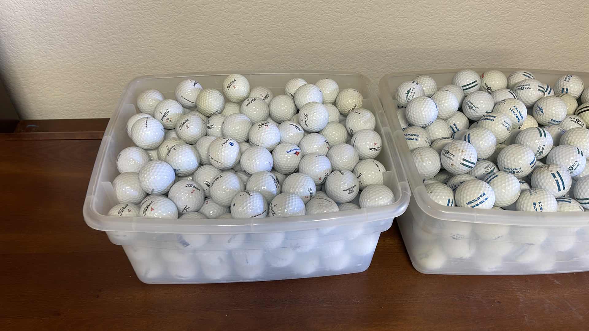 Photo 1 of 2 BINS OF GOLF BALLS
