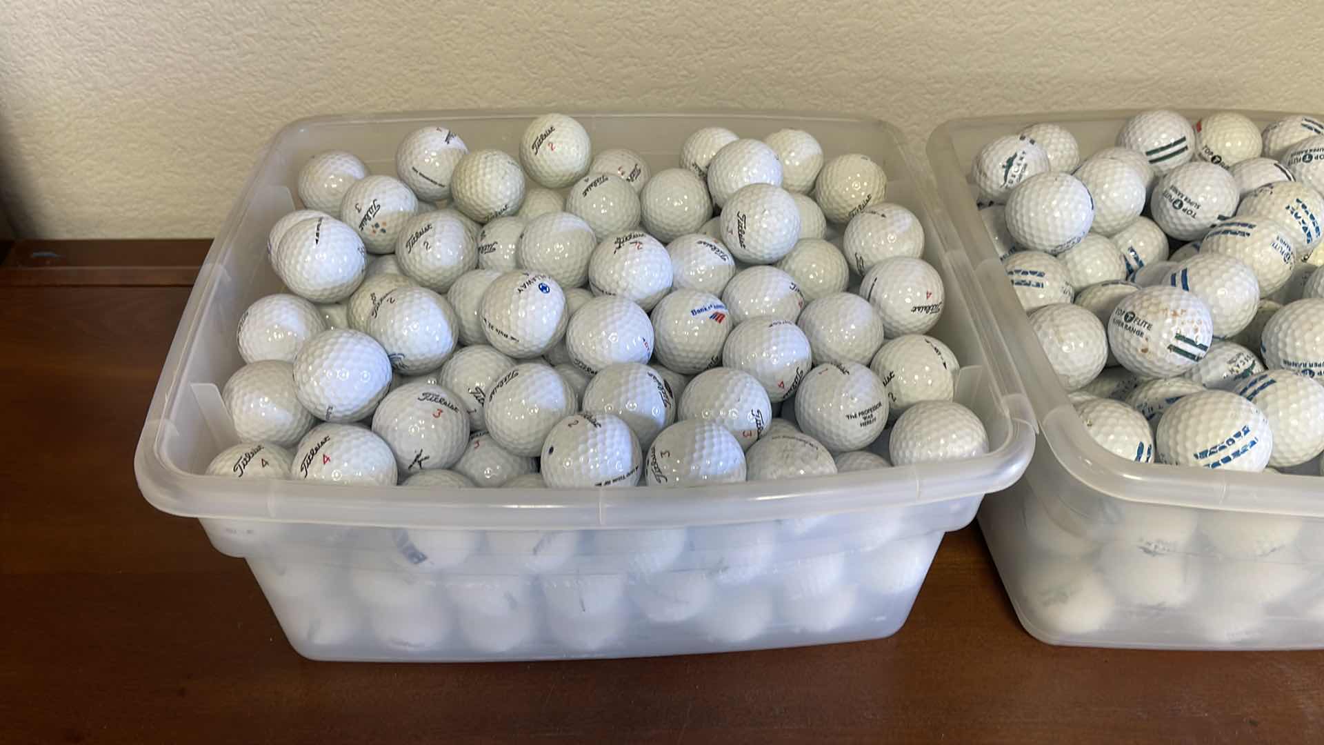 Photo 2 of 2 BINS OF GOLF BALLS