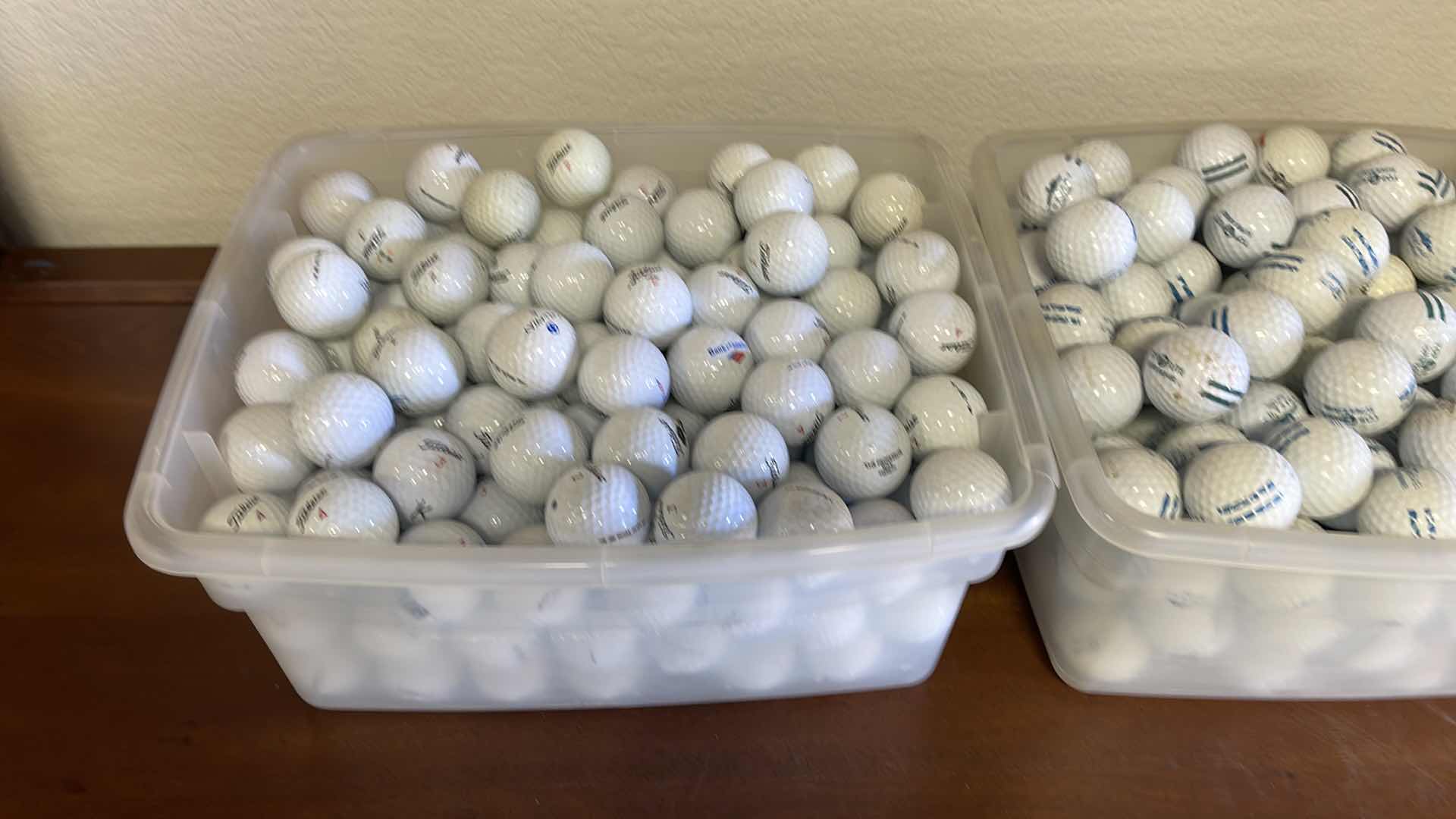 Photo 1 of 2 BINS OF GOLF BALLS