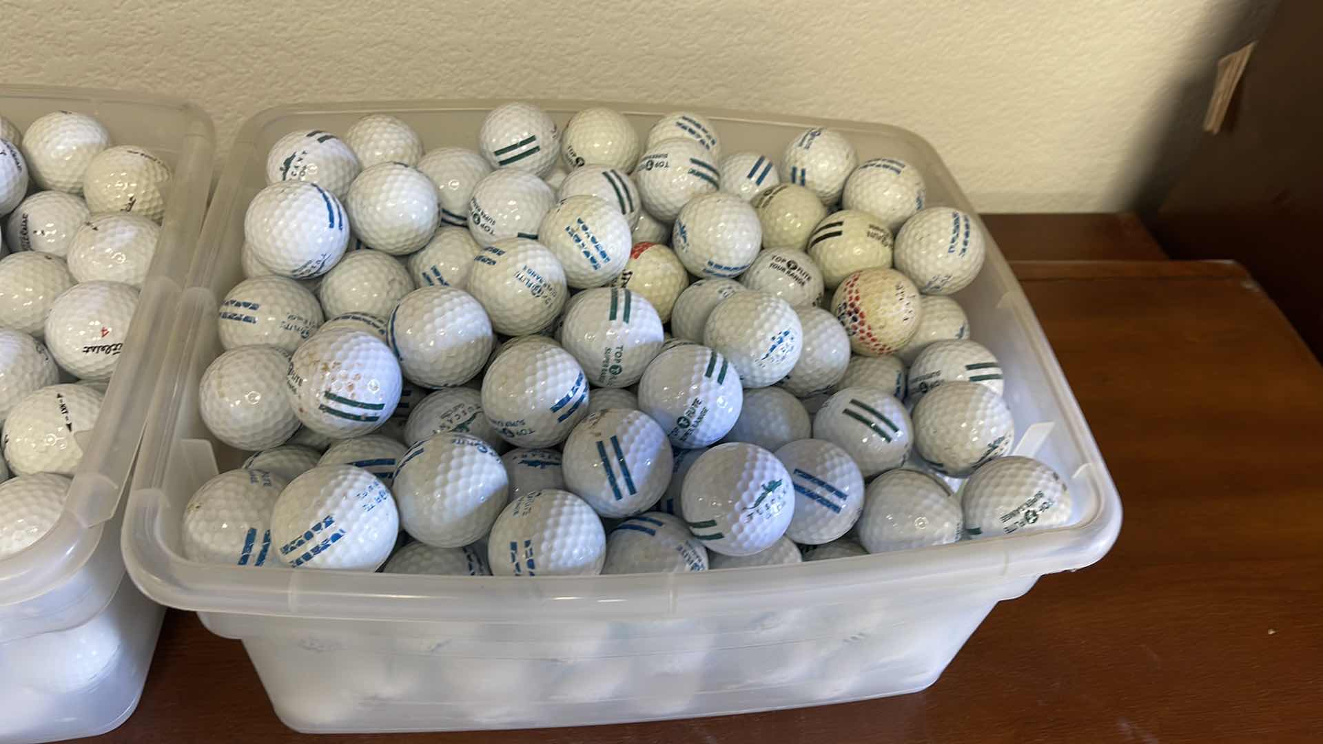 Photo 1 of 2 BINS OF GOLF BALLS
