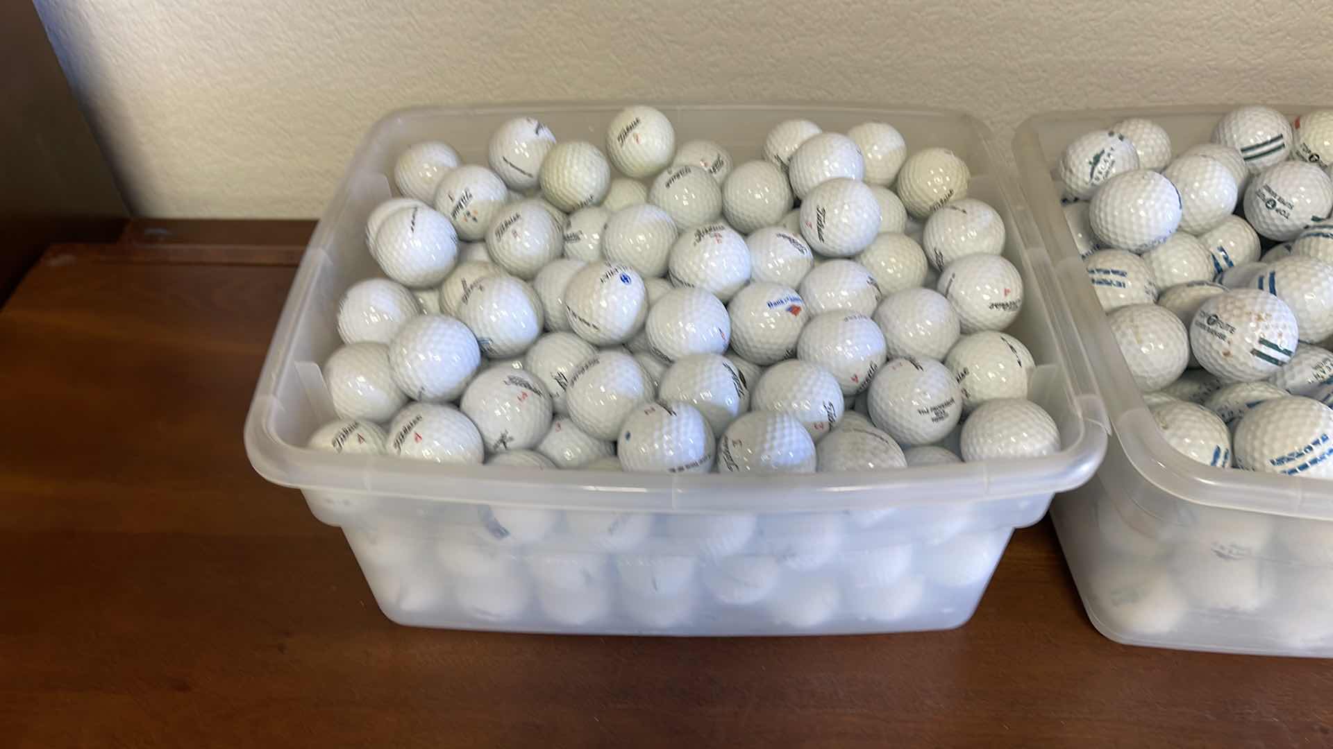 Photo 2 of 2 BINS OF GOLF BALLS