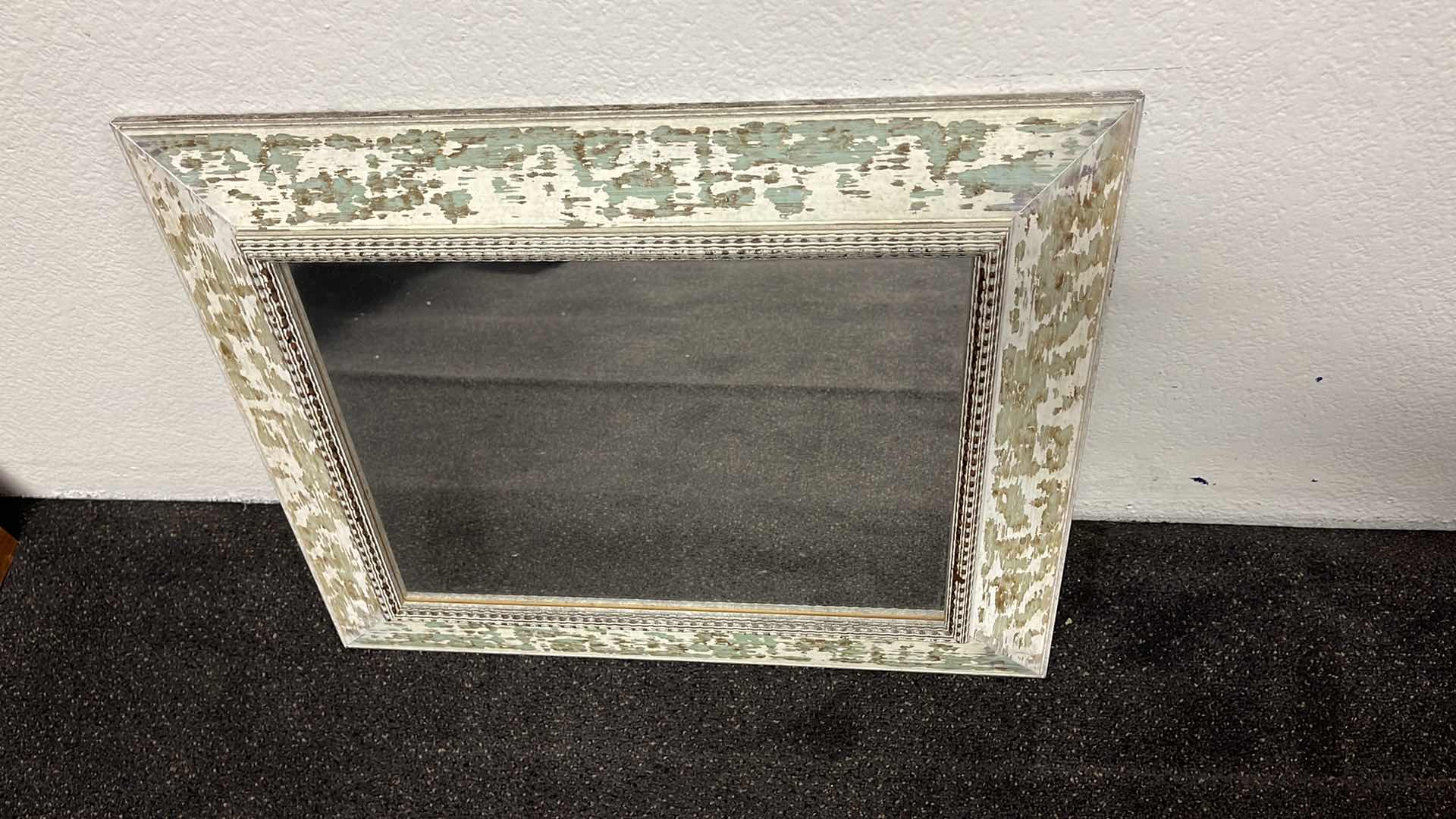 Photo 1 of WOOD FRAMED MIRROR 22” X 19”