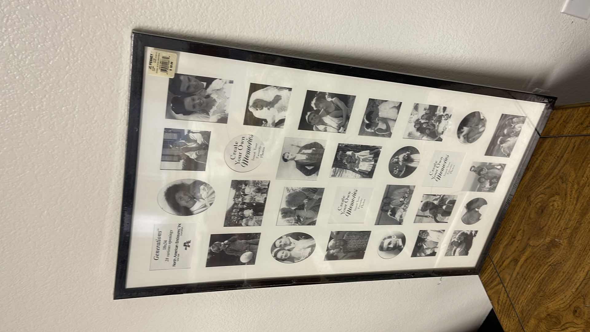 Photo 1 of GENERATIONS PHOTO MEMORY FRAME 18” X 34”