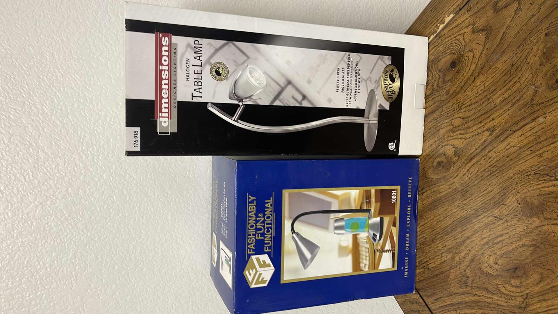 Photo 1 of 2 PC NEW TABLE LAMPS