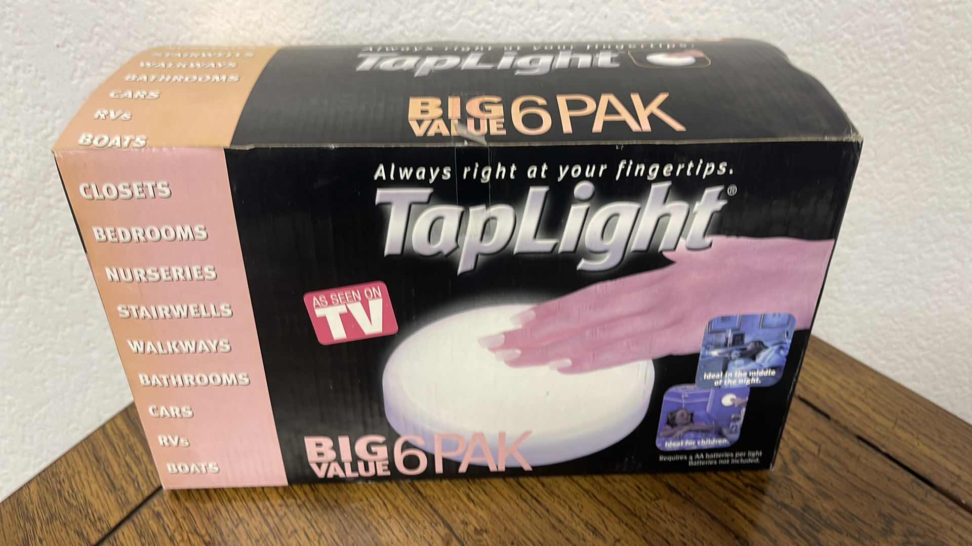 Photo 1 of 6 PC TAP LIGHT SET (NIB)