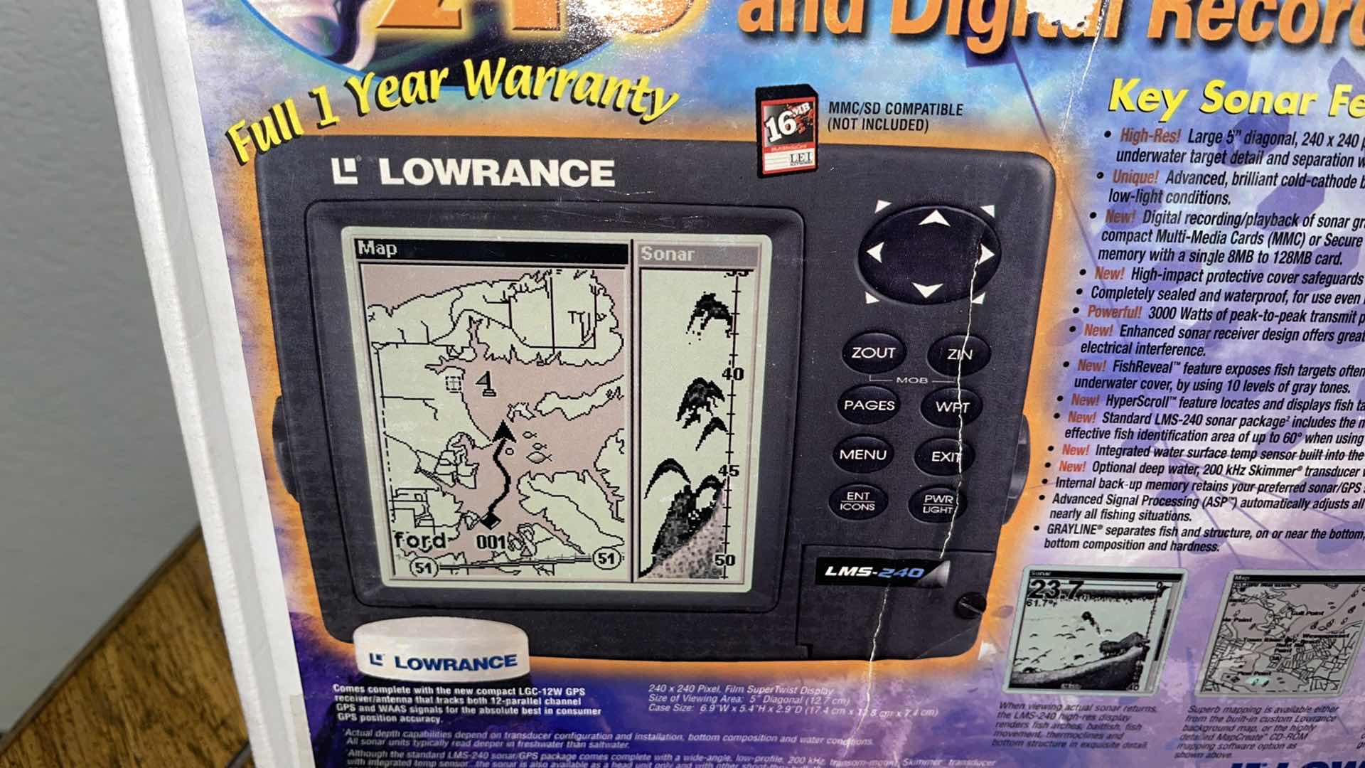 Photo 1 of LMS-240 FISHING SONAR