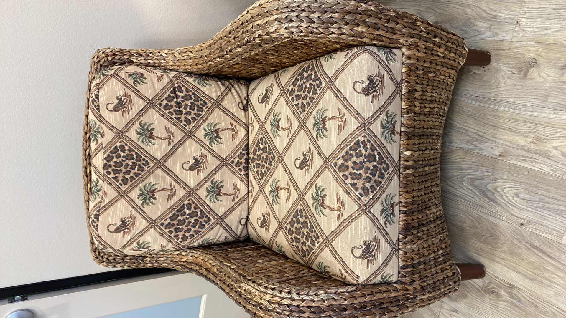 Photo 1 of TOMMY BAHAMA TROPICAL UPHOLSTERY WITH RATTAN