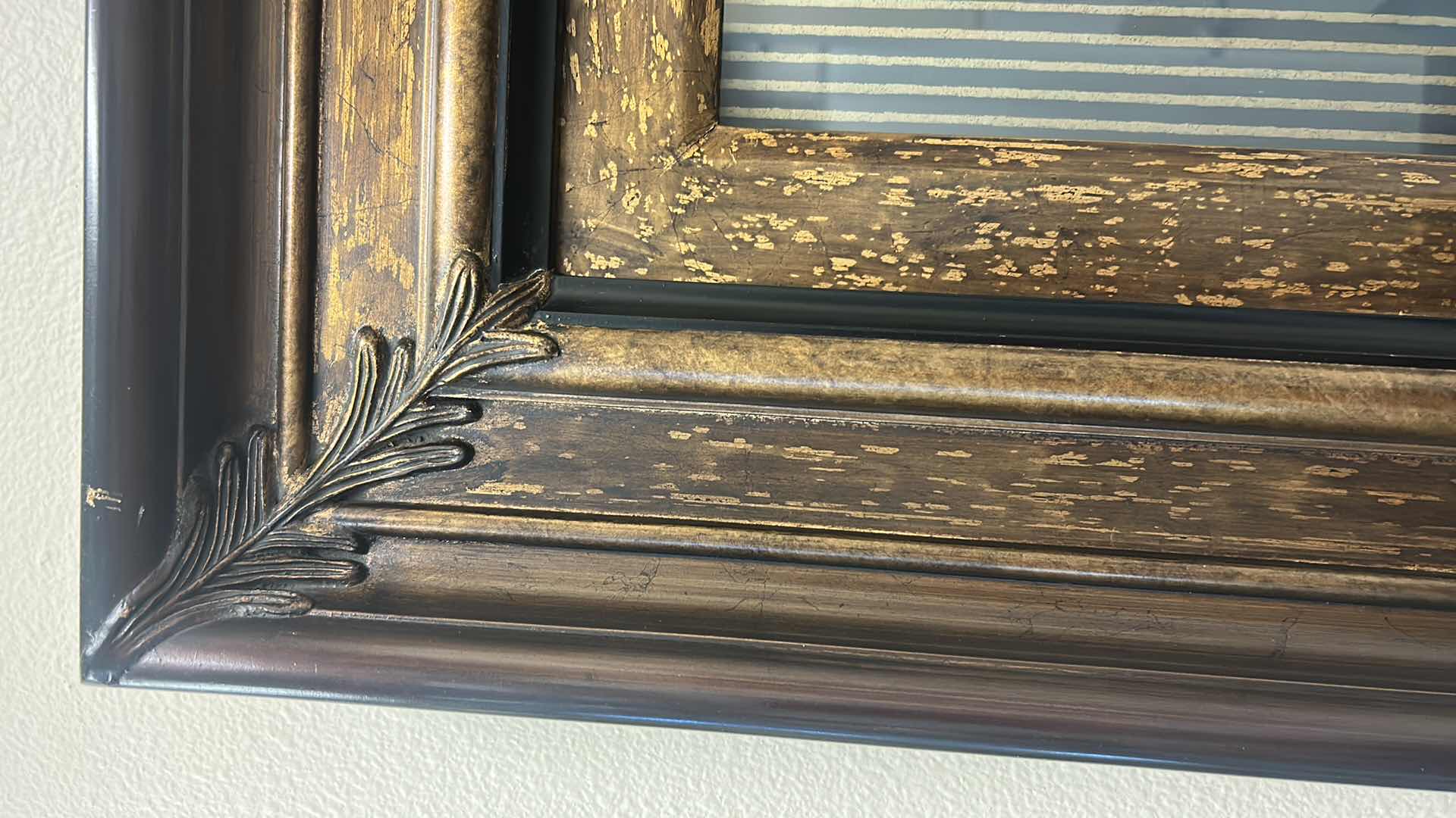 Photo 1 of ARTWORK ORNATE BRONZE AND BLACK FRAMED “PALM TREE” BY TOMMY BAHAMA ARTWORK 32” x 37”