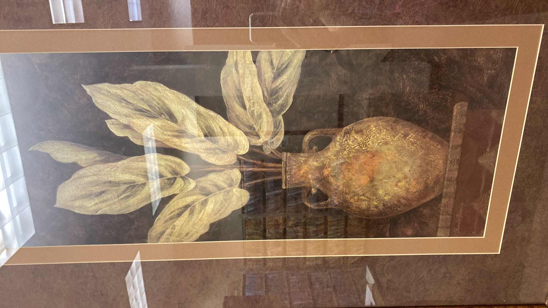 Photo 1 of FRAMED TOMMY BAHAMA “TROPICALS IN VASE” ARTWORK 28” X 48”