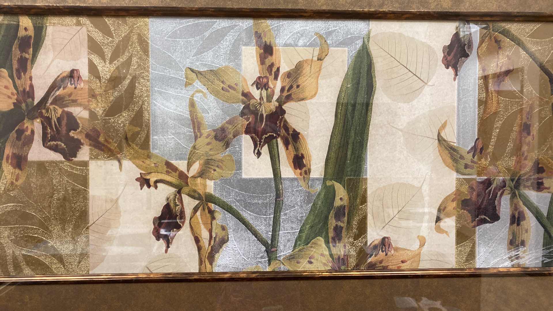 Photo 1 of WOOD FRAMED TOMMY BAHAMA SIGNED “TROPICAL” ARTWORK 46” X 28”