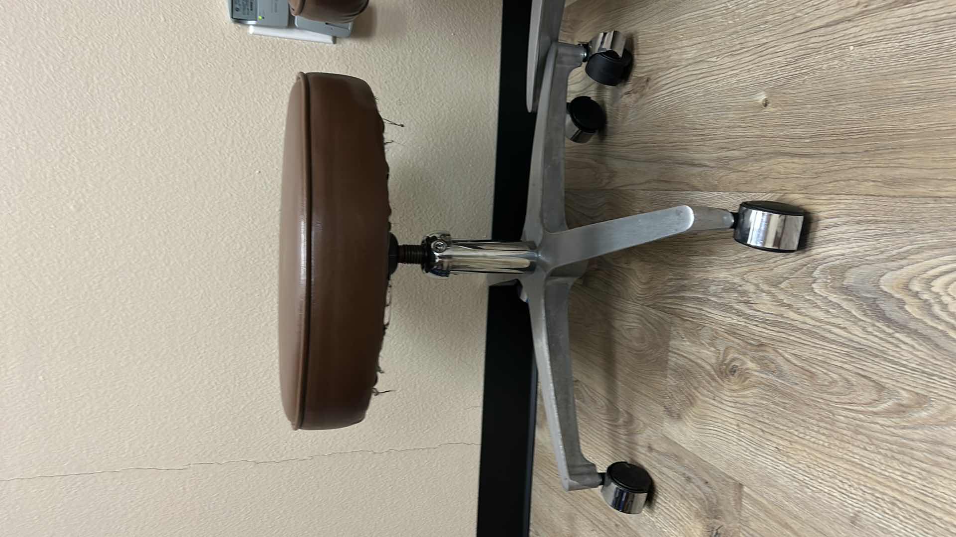 Photo 1 of 2 ADJUSTABLE ROLLING STOOLS