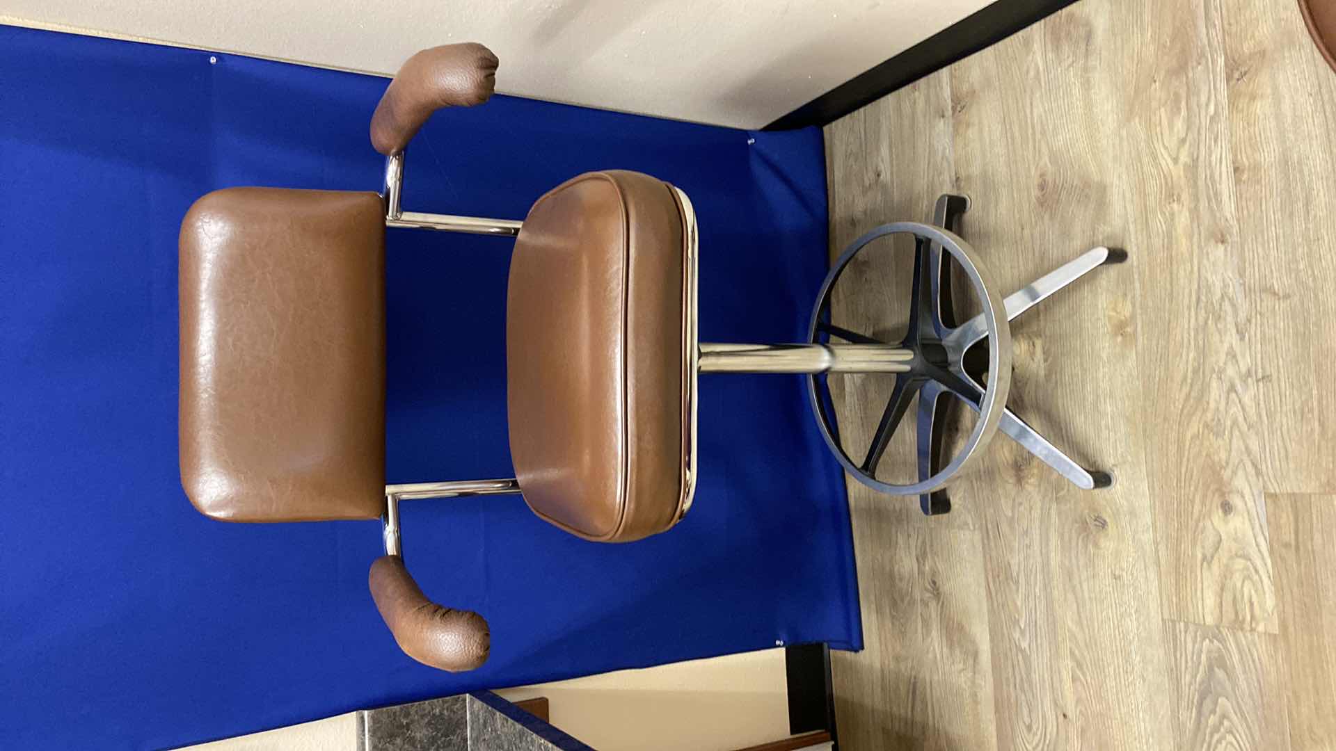 Photo 1 of ROLLING BAR STOOL WITH ADJUSTABLE HEIGHT