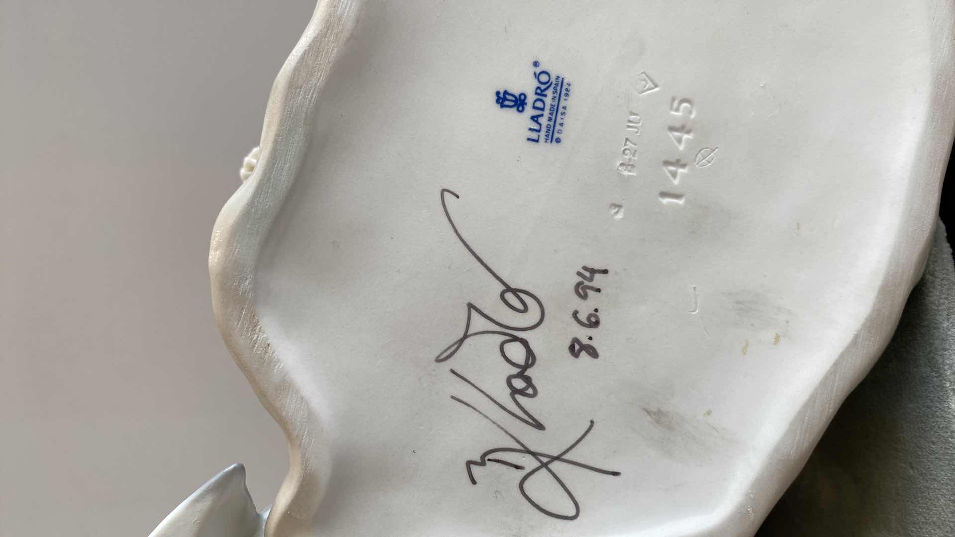 Photo 1 of SIGNED RARE VINTAGE LLADRO "SPRINGTIME IN JAPAN" SIGNED 1445 FIGURINE 14” X 12”