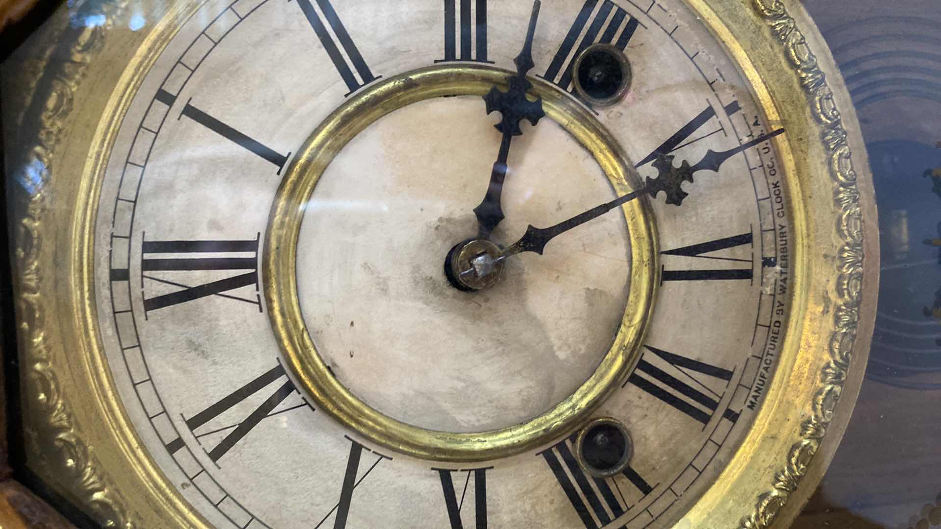 Photo 1 of WATERBURY CLOCK MADE IN U.S.A. 15” X 22”