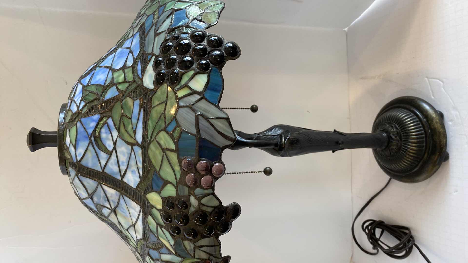 Photo 6 of NEPTUNE TIFFANY STYLE LAMP 29”