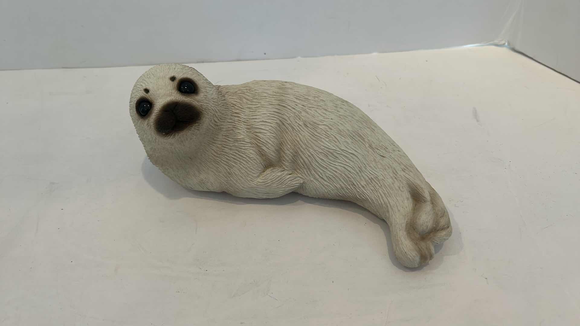 Photo 1 of CERAMIC SCULPTURES BUNNY 11” x 8” SEAL 8” x 3”