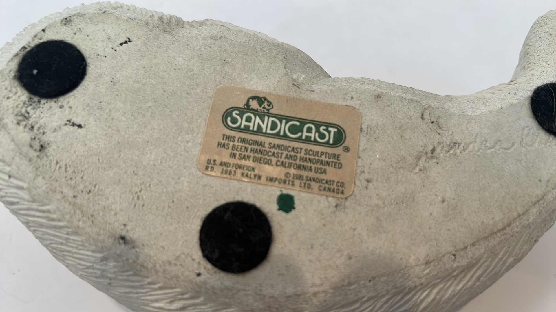 Photo 1 of CERAMIC SCULPTURES BUNNY 11” x 8” SEAL 8” x 3”