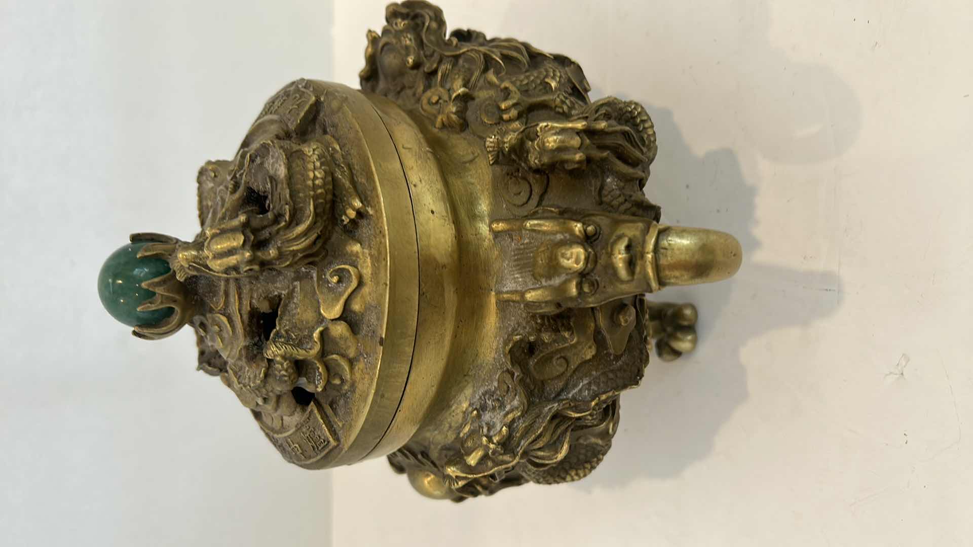 Photo 5 of Nine dragons brass Incense burner 11” x 8”