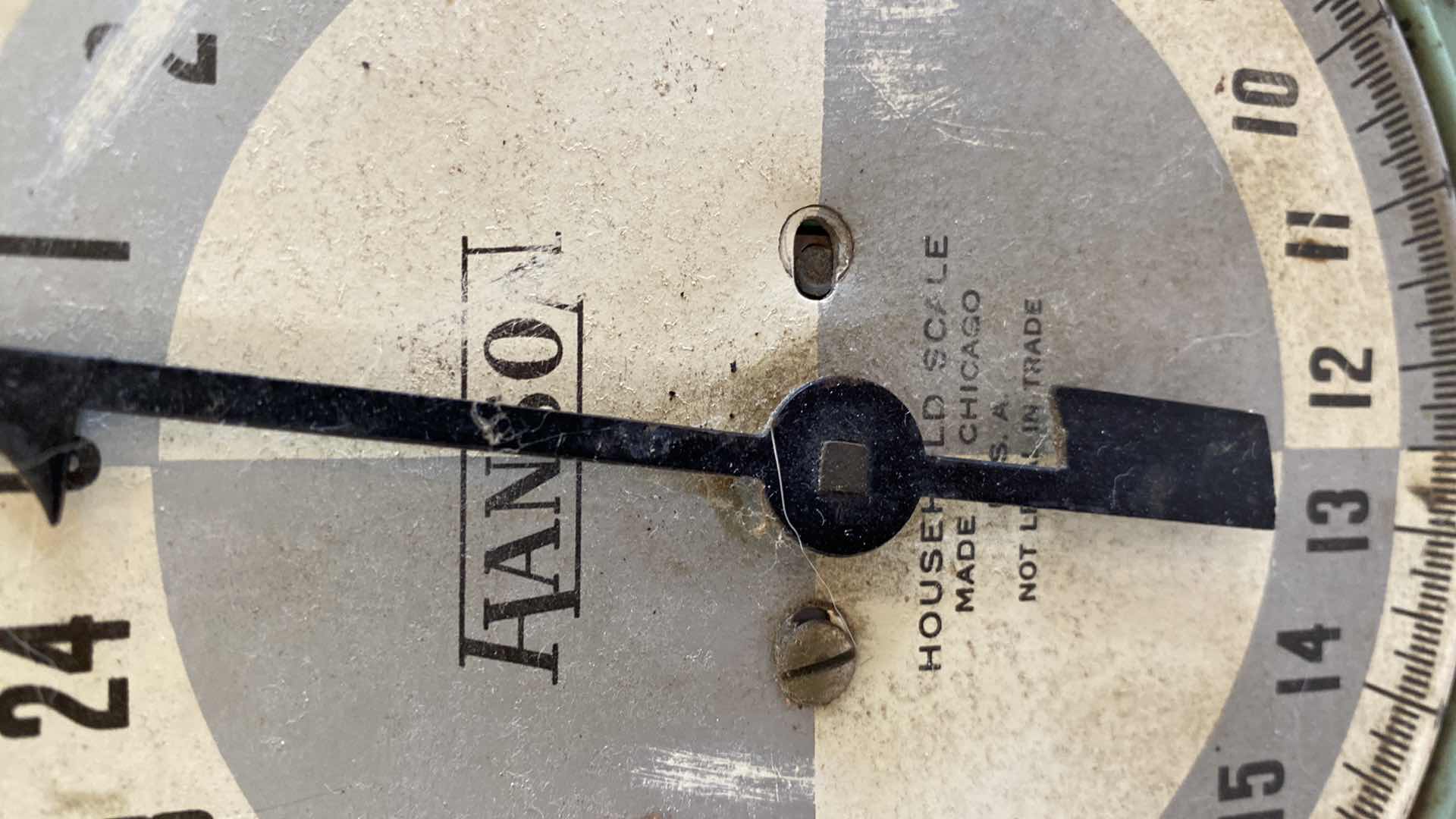 Photo 1 of VINTAGE HANSON HOUSEHOLD SCALE 9.5”