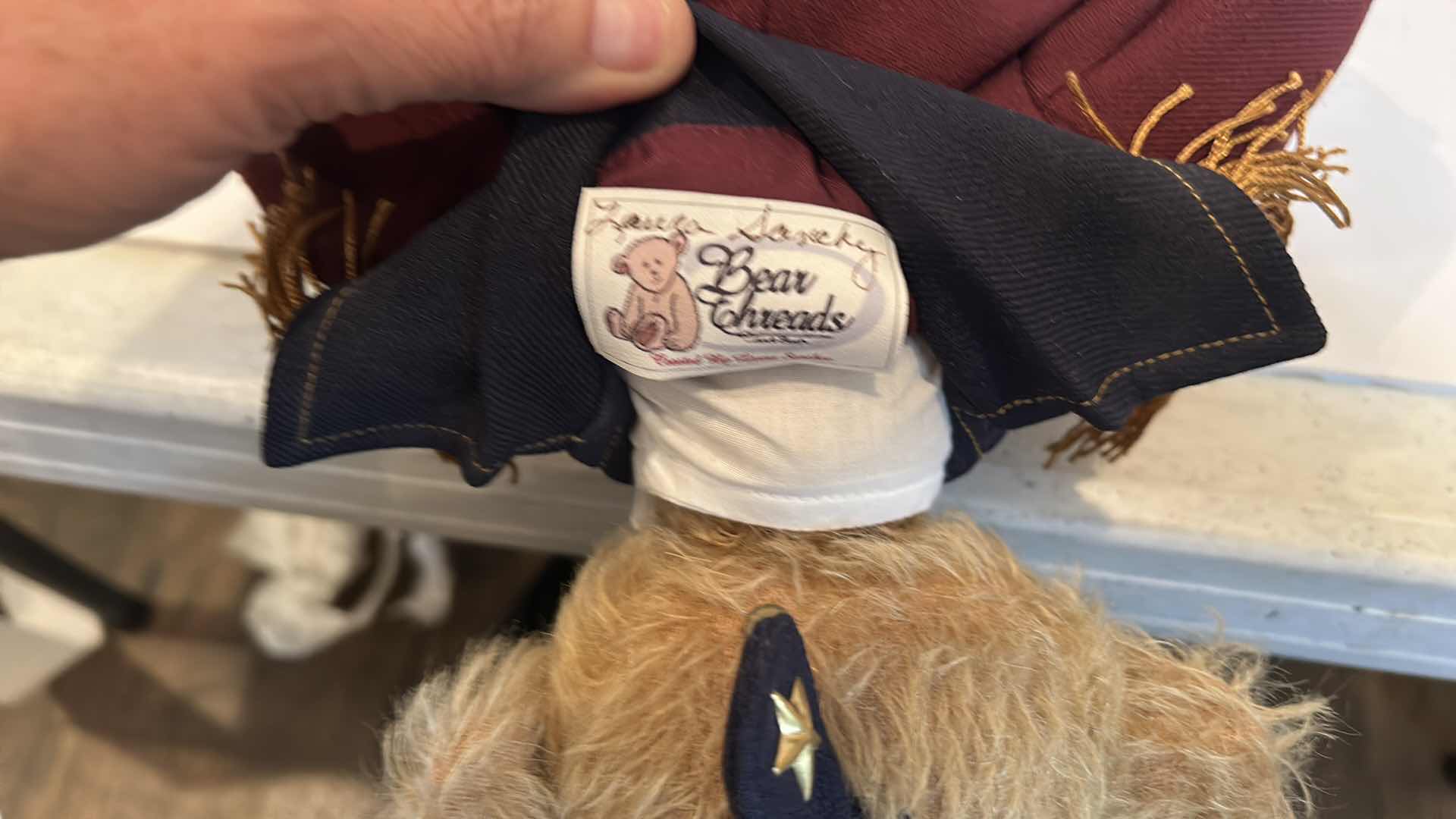 Photo 1 of BEAR THREADS LAURA SANCHEZ, GEORGE WASHINGTON BEAR H19”