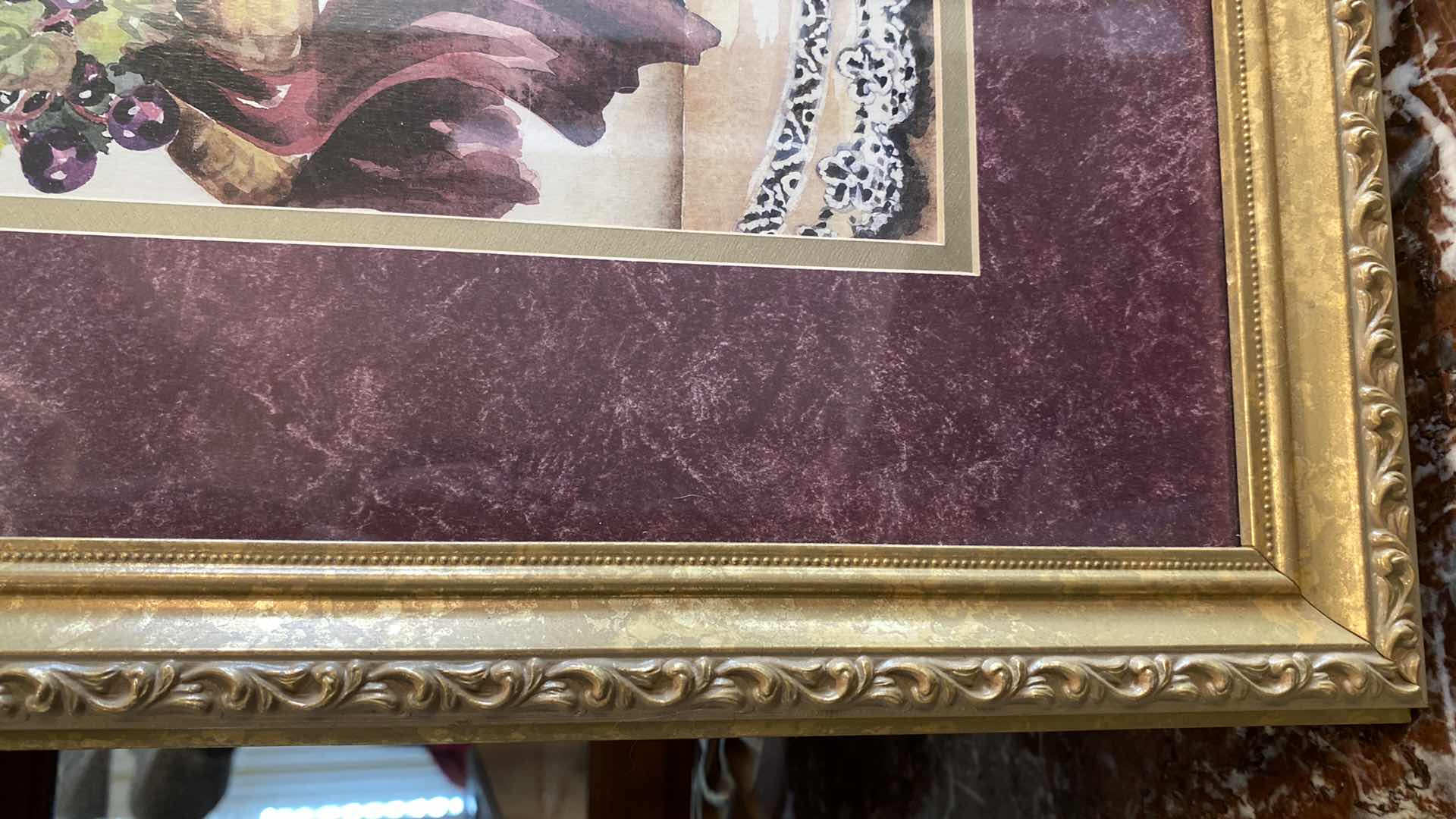 Photo 1 of GOLD FRAMED VINTAGE SIGNED HATS ARTWORK 27” X 17”