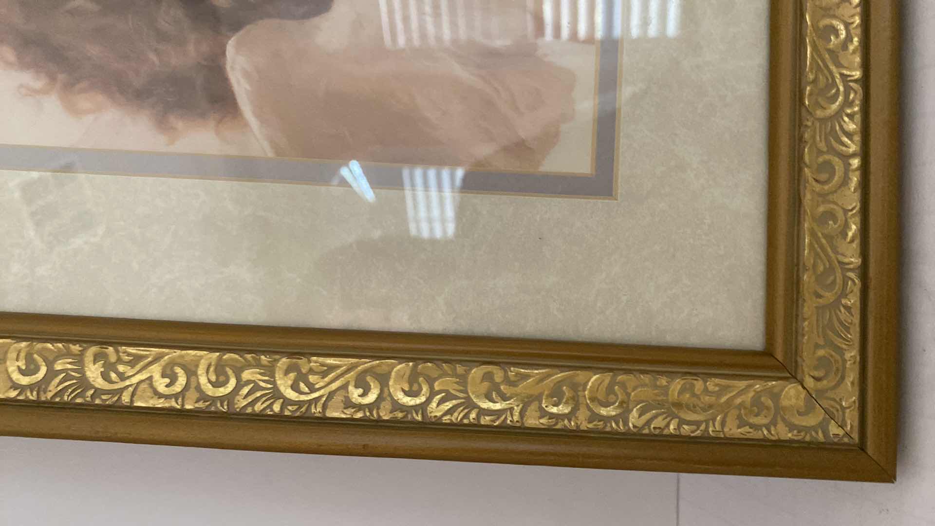 Photo 1 of GOLD FRAMED ANGELS ARTWORK 15” X 15”