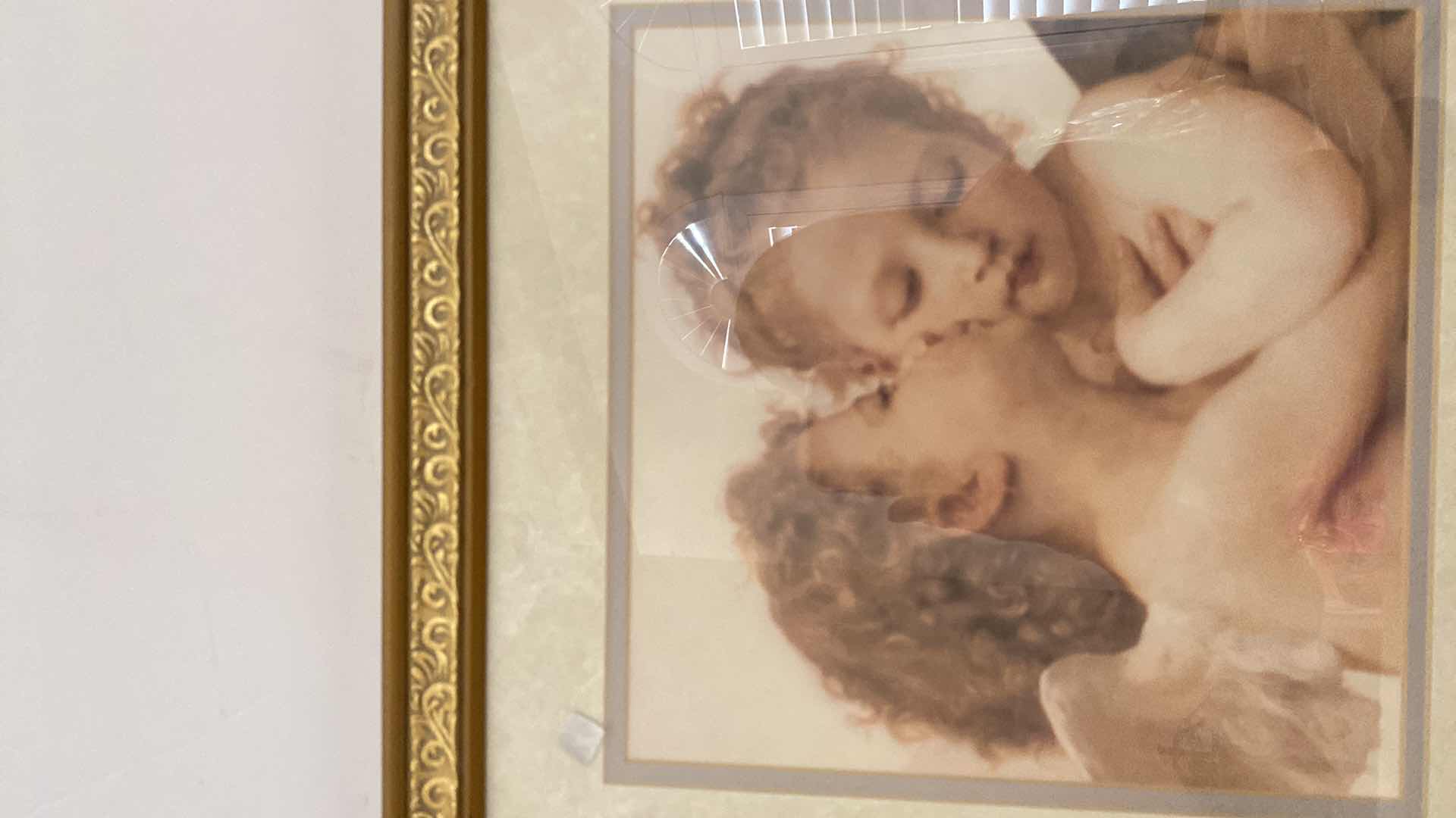 Photo 1 of GOLD FRAMED ANGELS ARTWORK 15” X 15”