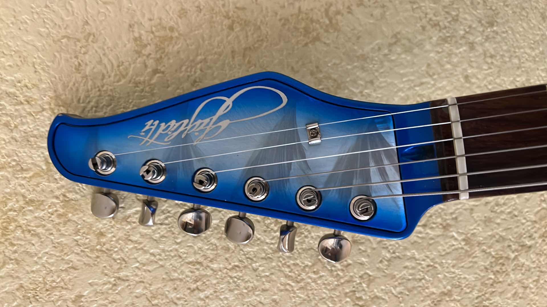 Photo 2 of GIGLIOTTI SIGNED BONAMASSA BLUE ELECTRIC GUITAR