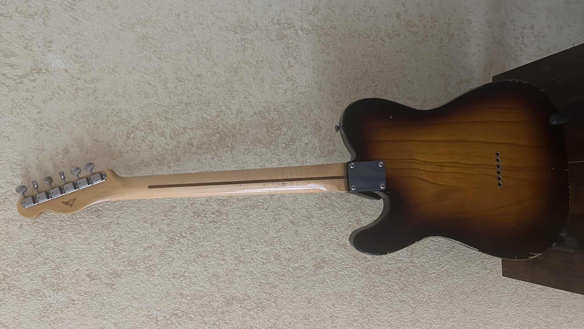 Photo 2 of FENDER CUSTOM SHOP JOE BONAMASSA VINTAGE COLLECTOR SERIES 1955 MASTERBUILT BY YURIY SHISHKOV 2-TONE SUNBURST TELECASTER SIGNED GUITAR W COA & ACCESSORIES