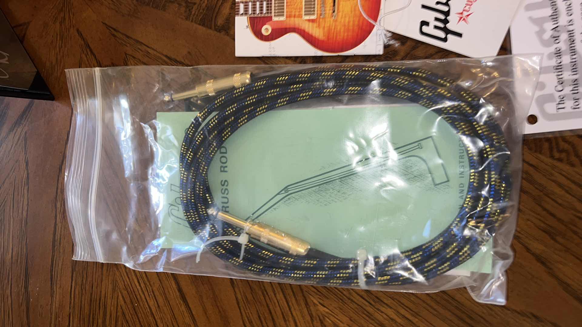 Photo 15 of GIBSON CUSTOM INSPIRED BY SERIES JOE BONAMASSA AGED “LES PAUL” GOLDTOP 026 SIGNED GUITAR W COA & ACCESSORIES