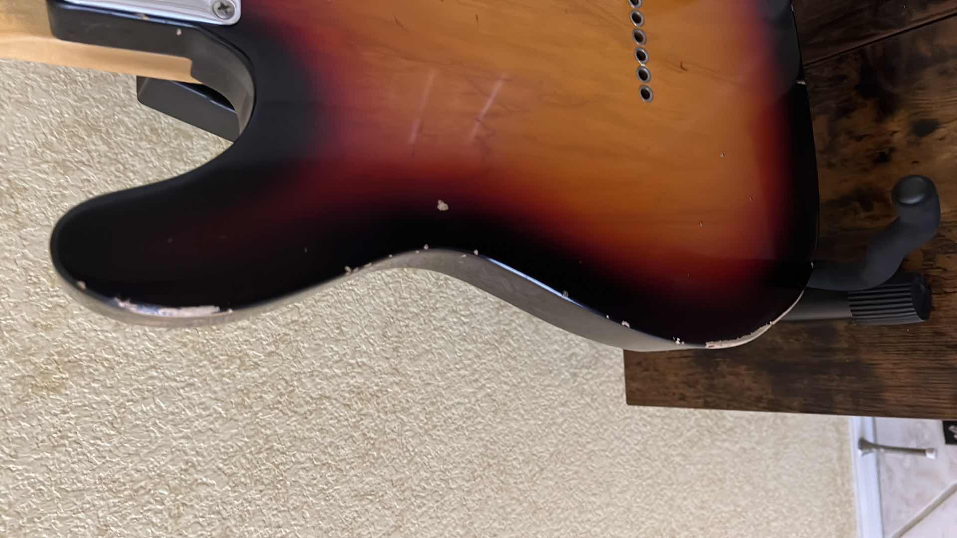 Photo 4 of FENDER CUSTOM SHOP JOE BONAMASSA VINTAGE COLLECTOR SERIES SPECIAL MOD 1955 RELIC TELECASTER 3-COLOR SUNBURST GUITAR W. COA & ACCESSORIES