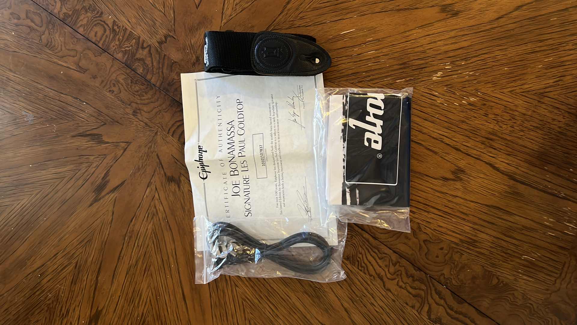 Photo 8 of LIMITED EDITION CUSTOM SHOP EPIPHONE “LES PAUL MODEL” BONAMASSA SIGNED ELECTRIC GUITAR W COA & ACCESSORIES