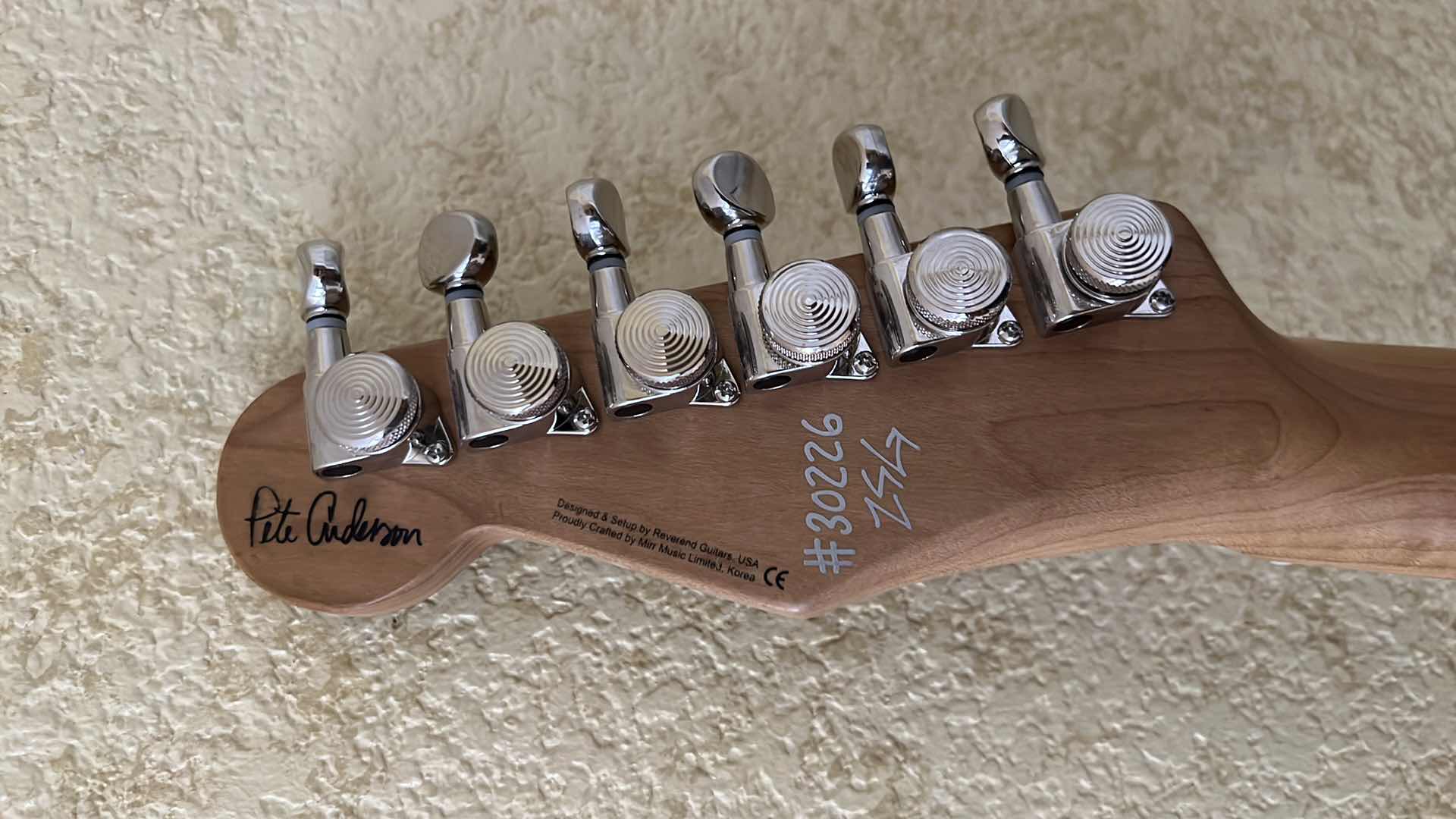 Photo 6 of REVEREND EASTSIDE SIGNED/NUMBERED ELECTRIC GUITAR
