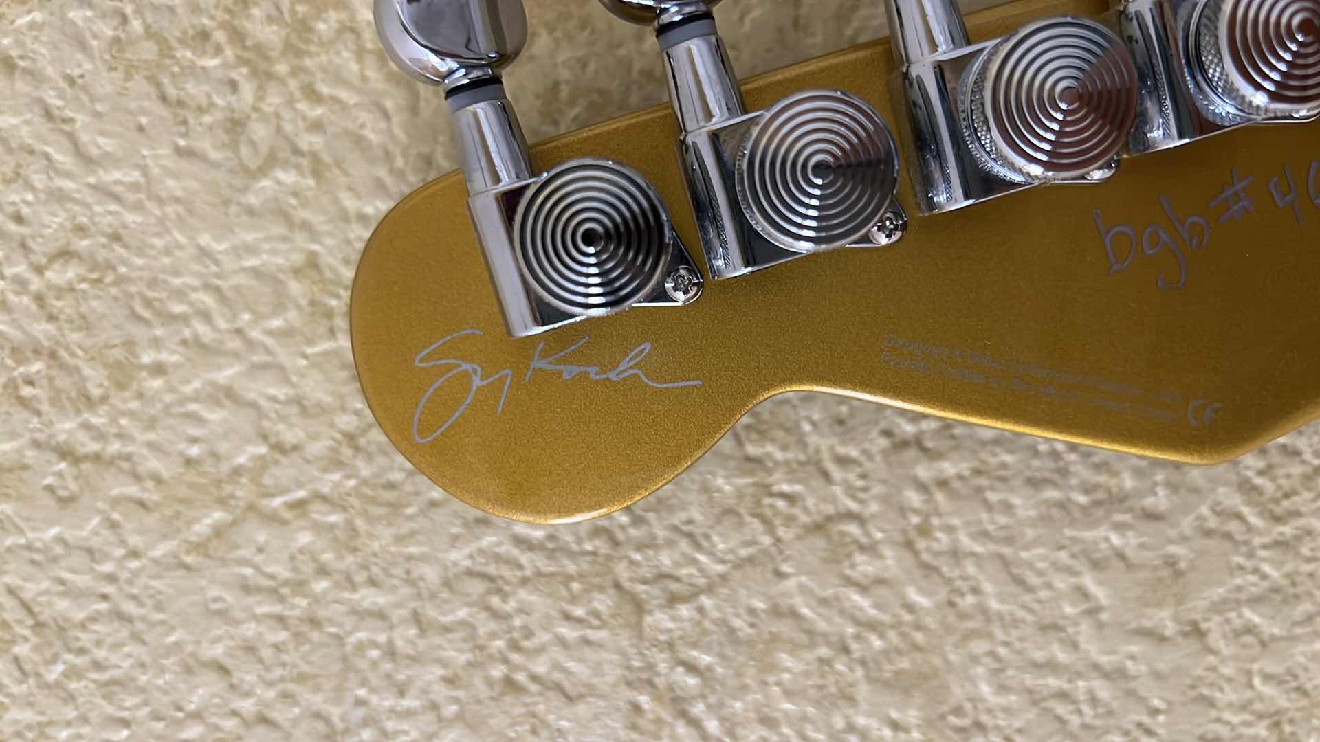 Photo 1 of REVEREND GREG KOCH 90 VENETIAN GOLD SIGNED/NUMBERED GUITAR