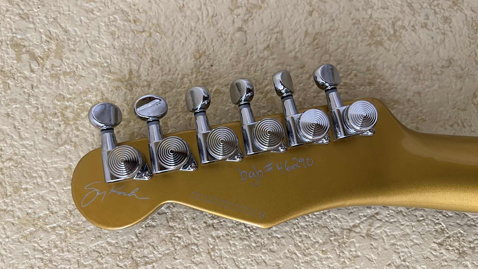 Photo 1 of REVEREND GREG KOCH 90 VENETIAN GOLD SIGNED/NUMBERED GUITAR