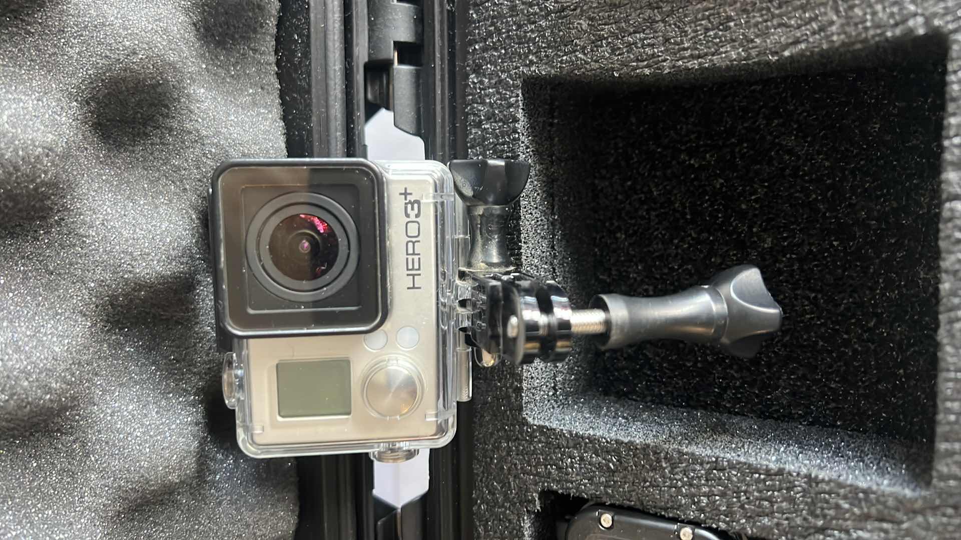 Photo 3 of GO PRO HERO 3+ W ACCESSORIES & BLACK HARDCOVER STORAGE CASE