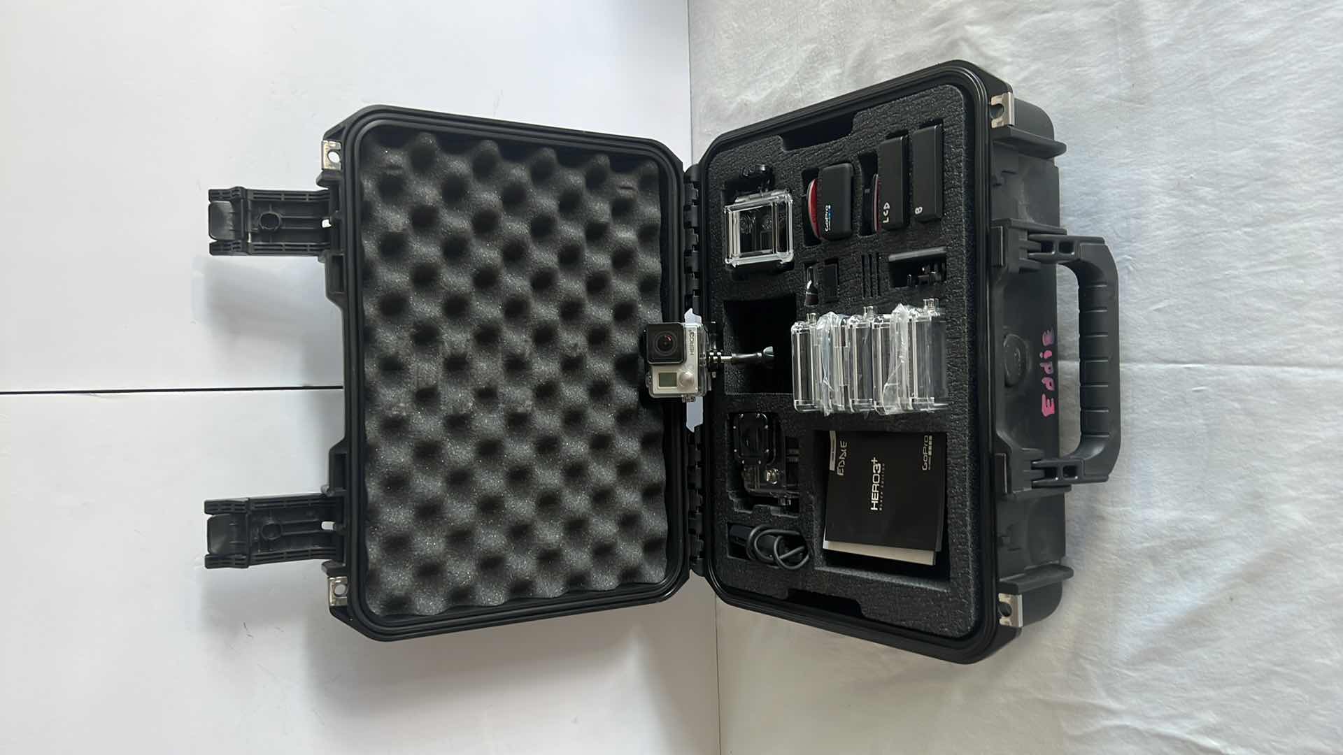 Photo 1 of GO PRO HERO 3+ W ACCESSORIES & BLACK HARDCOVER STORAGE CASE