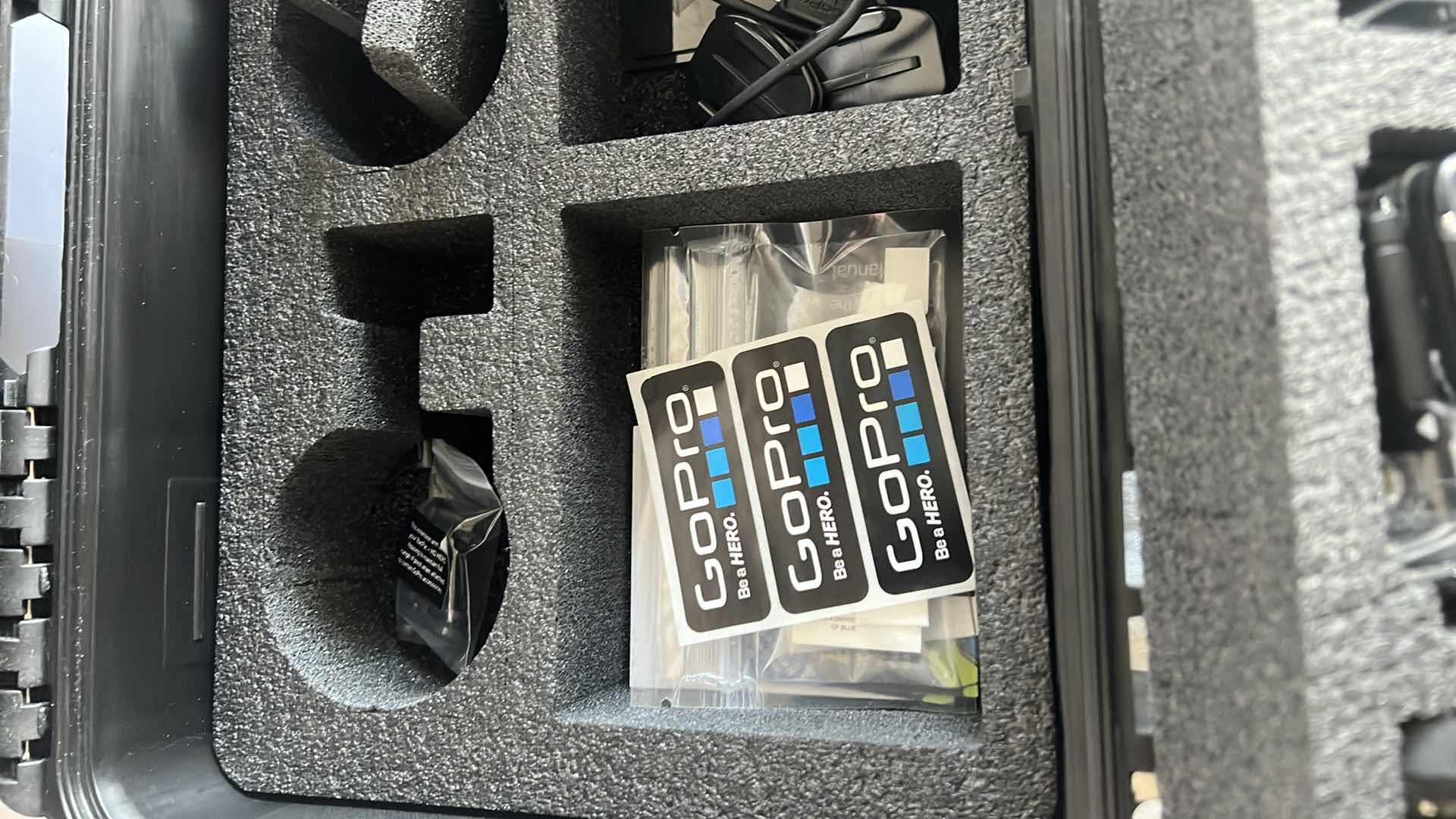 Photo 9 of GO PRO HERO 3+ W ACCESSORIES & BLACK HARDCOVER STORAGE CASE