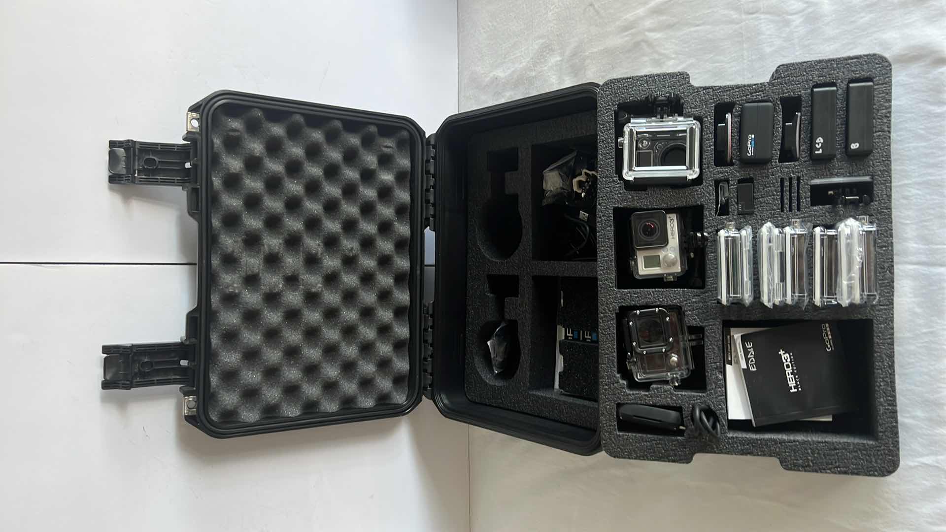 Photo 7 of GO PRO HERO 3+ W ACCESSORIES & BLACK HARDCOVER STORAGE CASE
