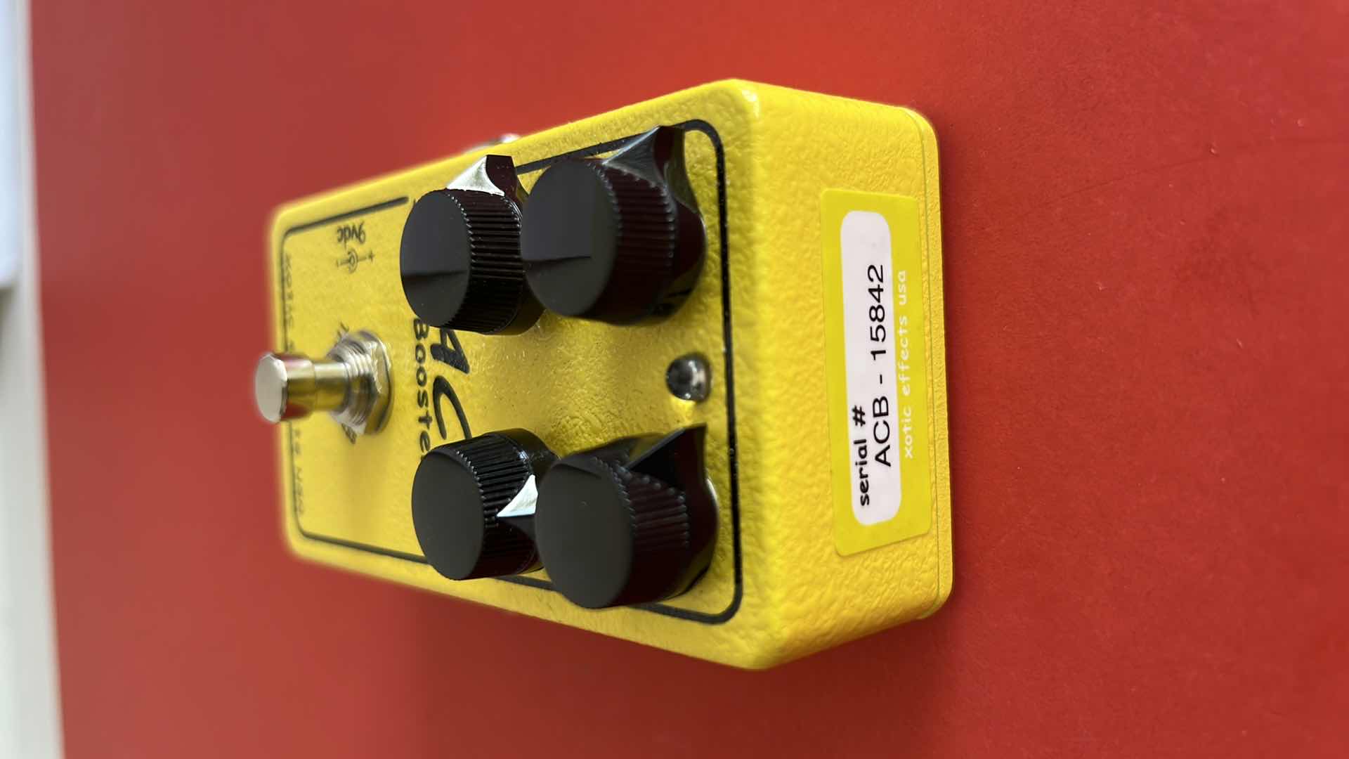 Photo 4 of XOTIC EFFECTS USA  AC BOOSTER STRAIN SYSTEM OVERDRIVE DISTORTION GUITAR PEDAL