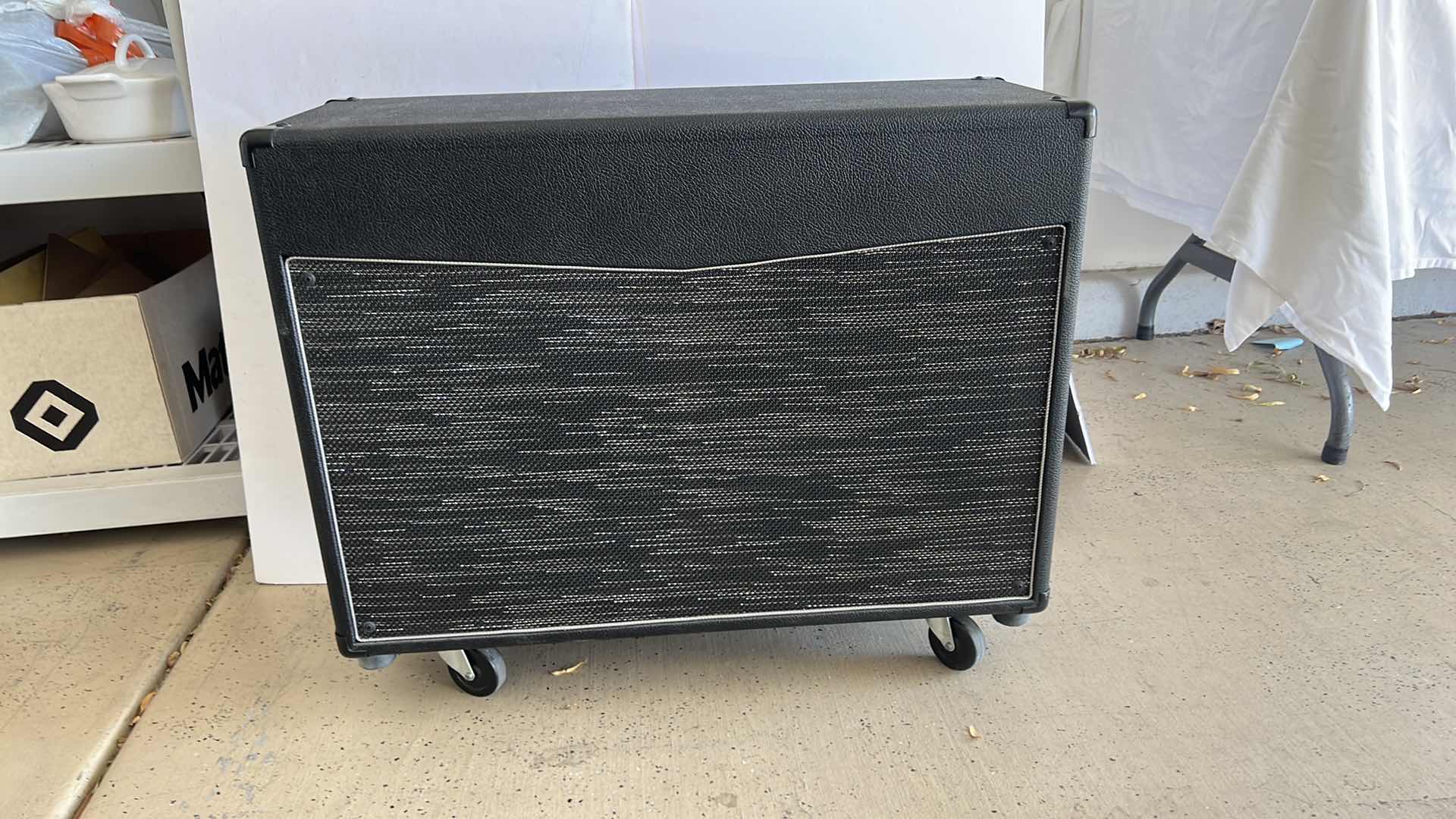 Photo 1 of PORTABLE SPEAKER AMP CABINET 