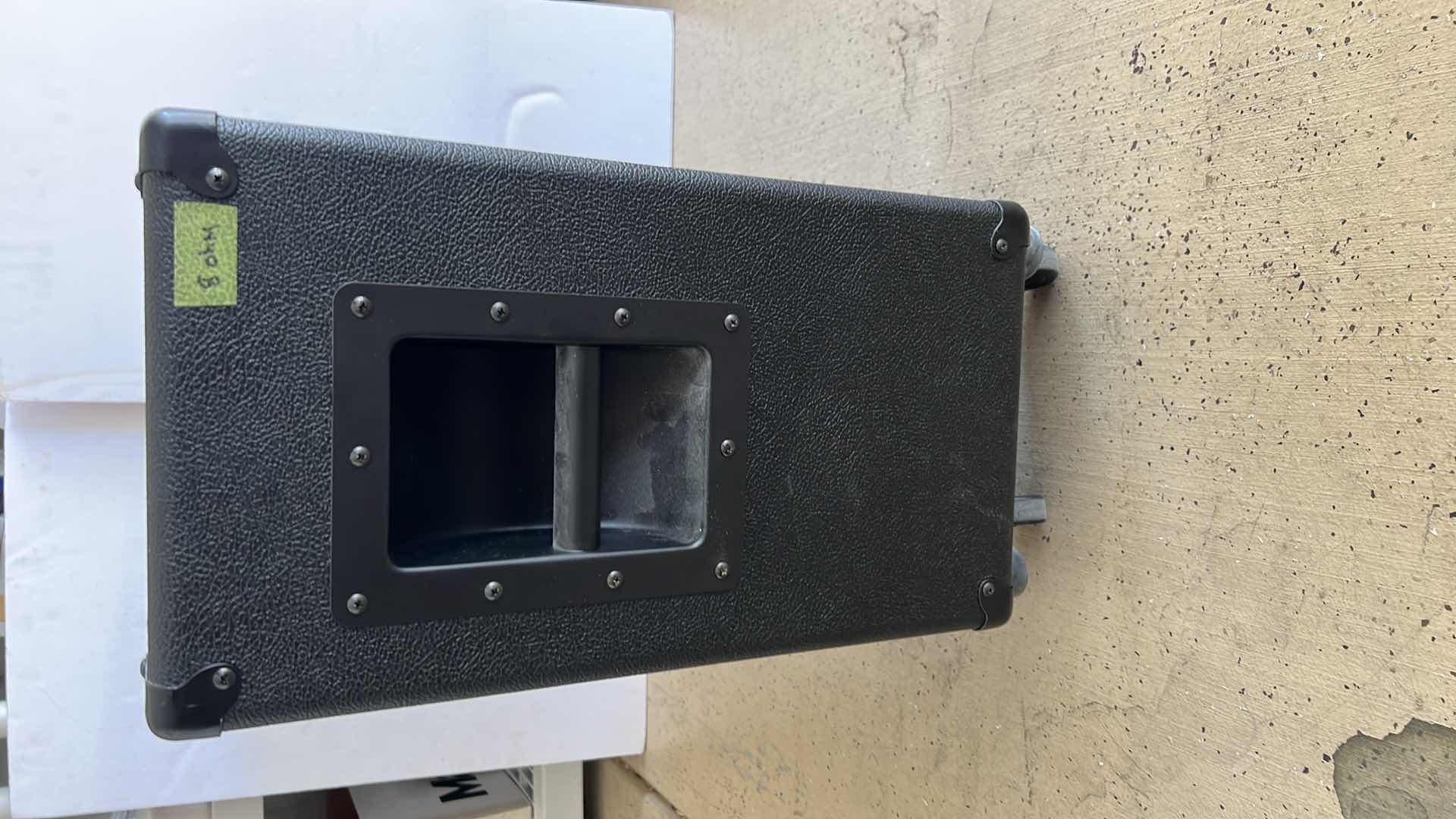 Photo 1 of PORTABLE SPEAKER AMP CABINET 