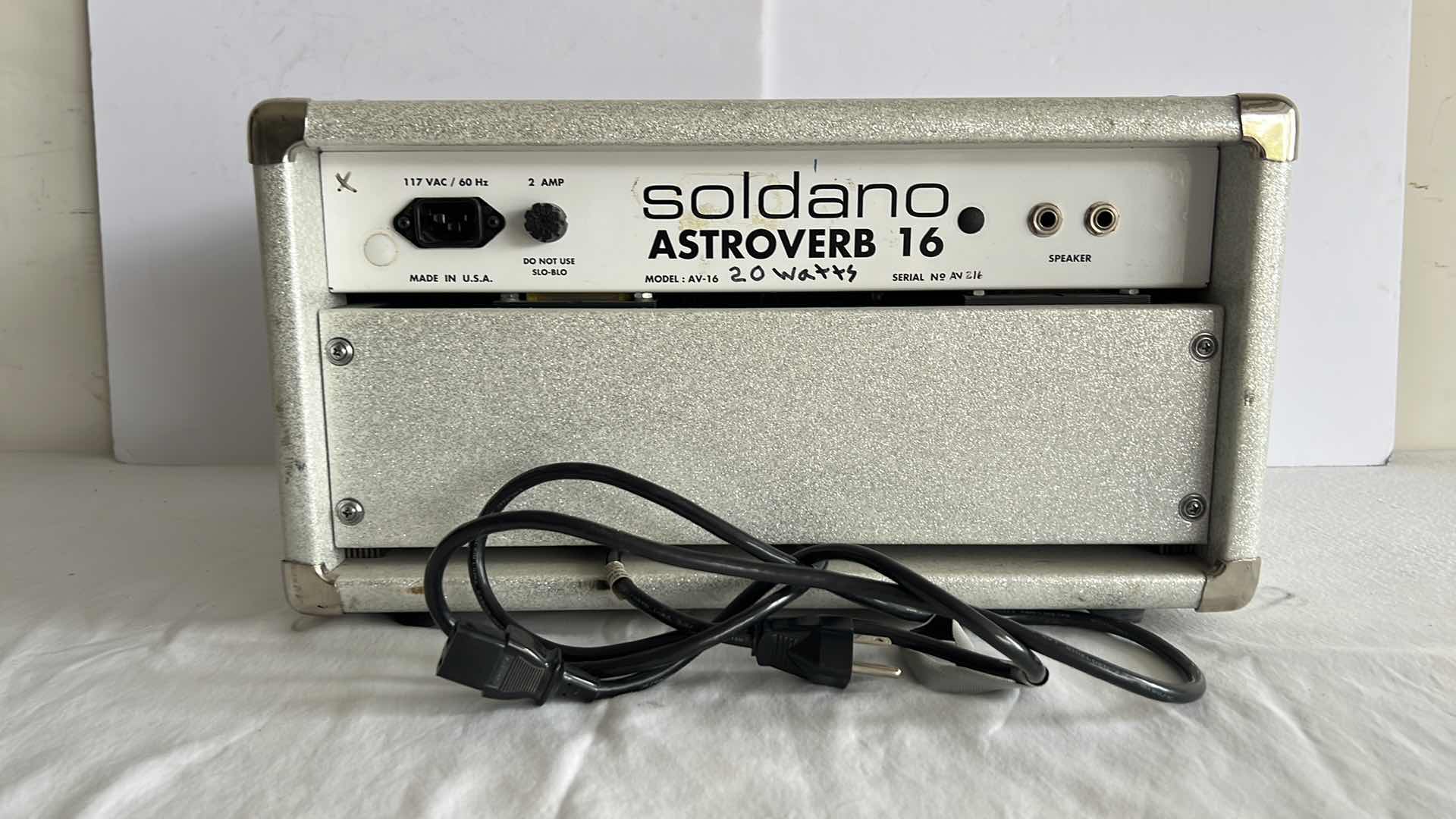 Photo 1 of SOLDANO ASTROVERB 16 TUBE AMP HEAD