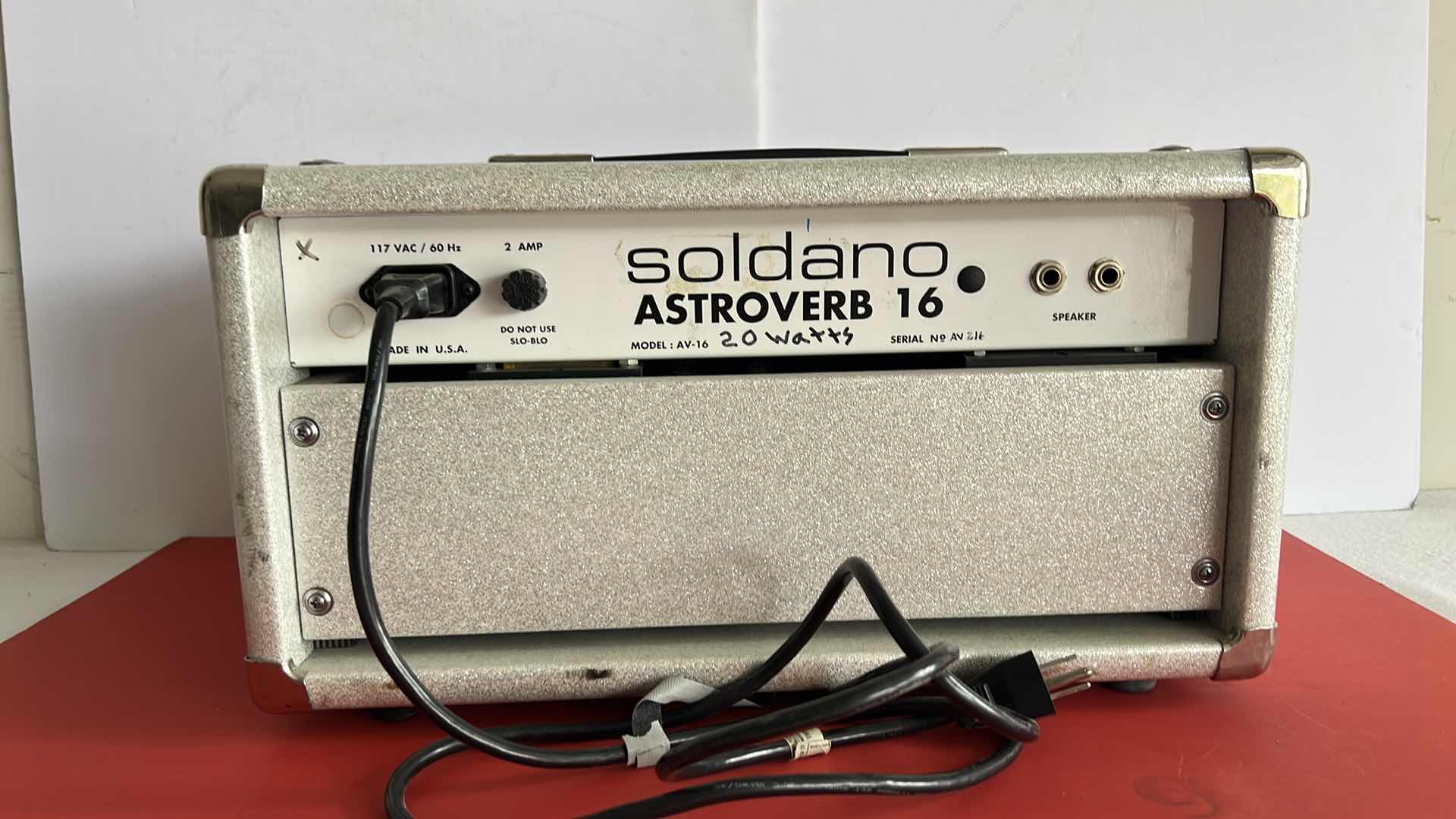 Photo 1 of SOLDANO ASTROVERB 16 TUBE AMP HEAD