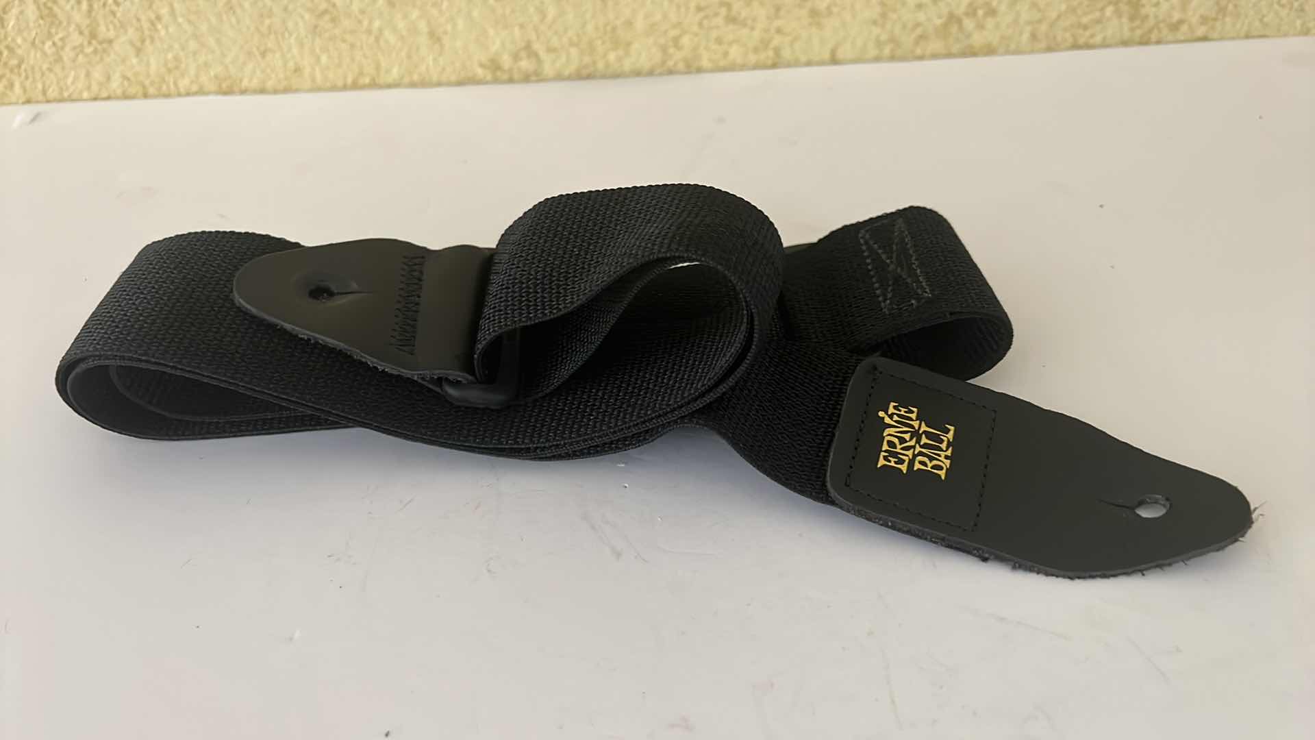 Photo 1 of ERNIE BALL BLACK NYLON GUITAR STRAP