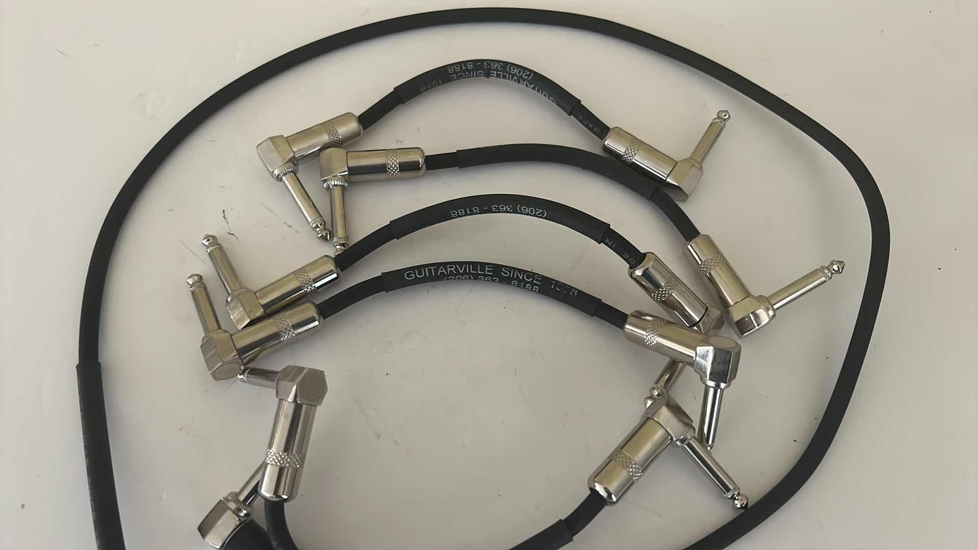 Photo 1 of 6- GUITARVILLE CABLE CONNECTORS ( VARIOUS SIZES)