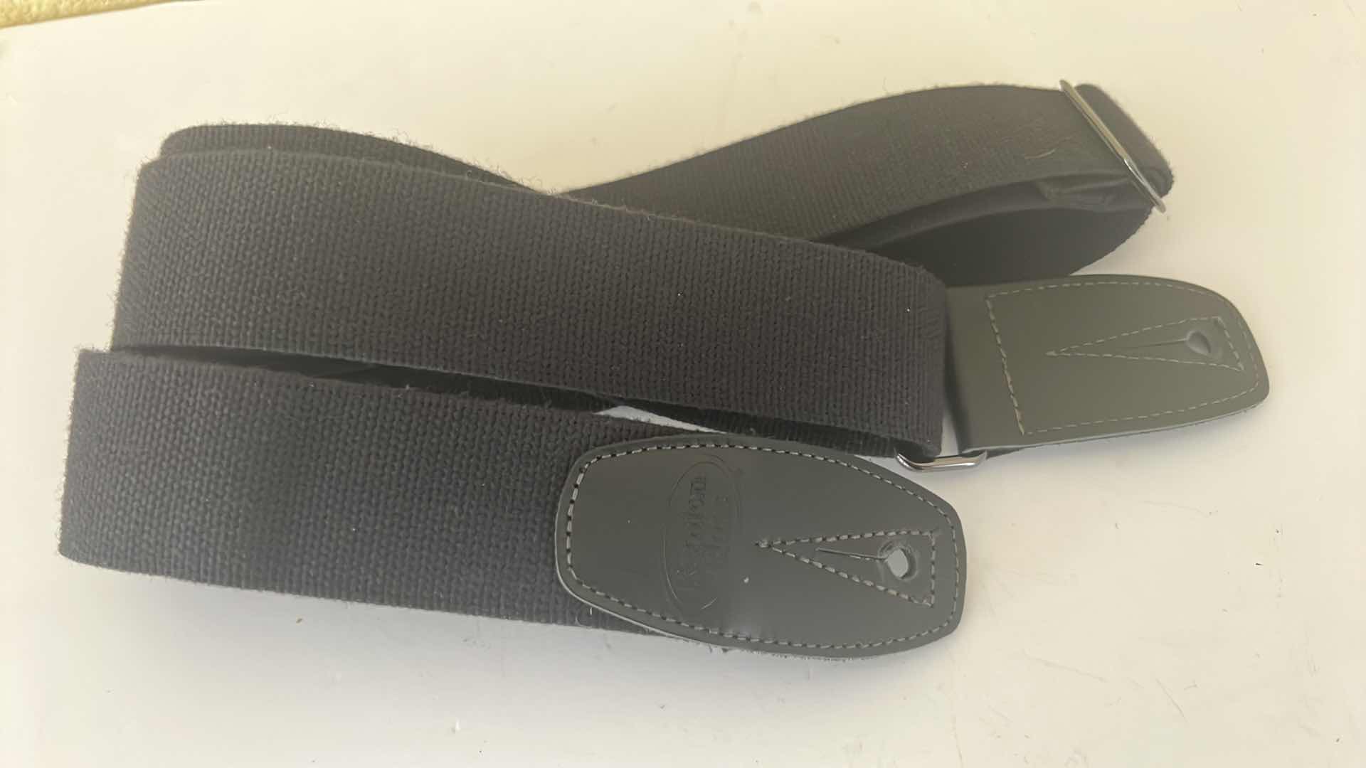 Photo 1 of REUNION BLUES BLACK NYLON GUITAR STRAP